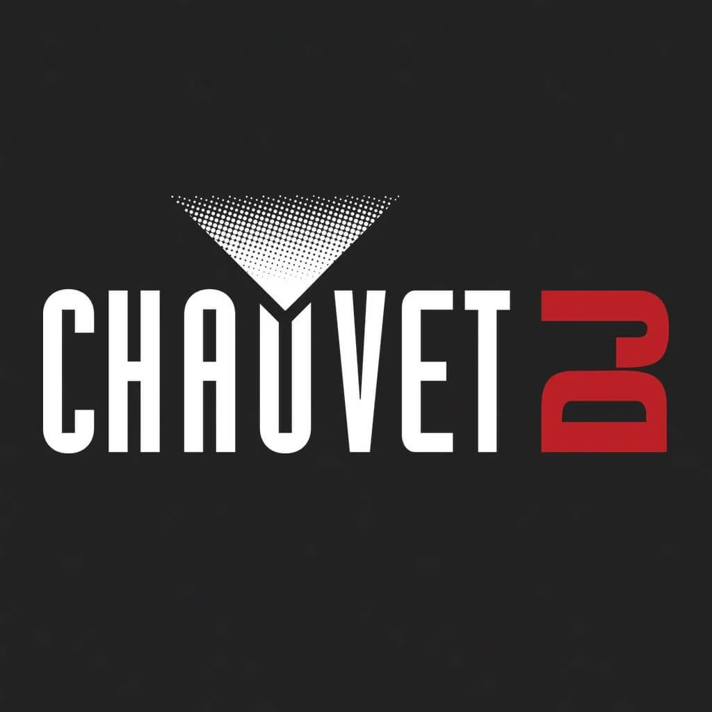 Logo for 'Chauvet 3' with a stylized martini glass and black background.