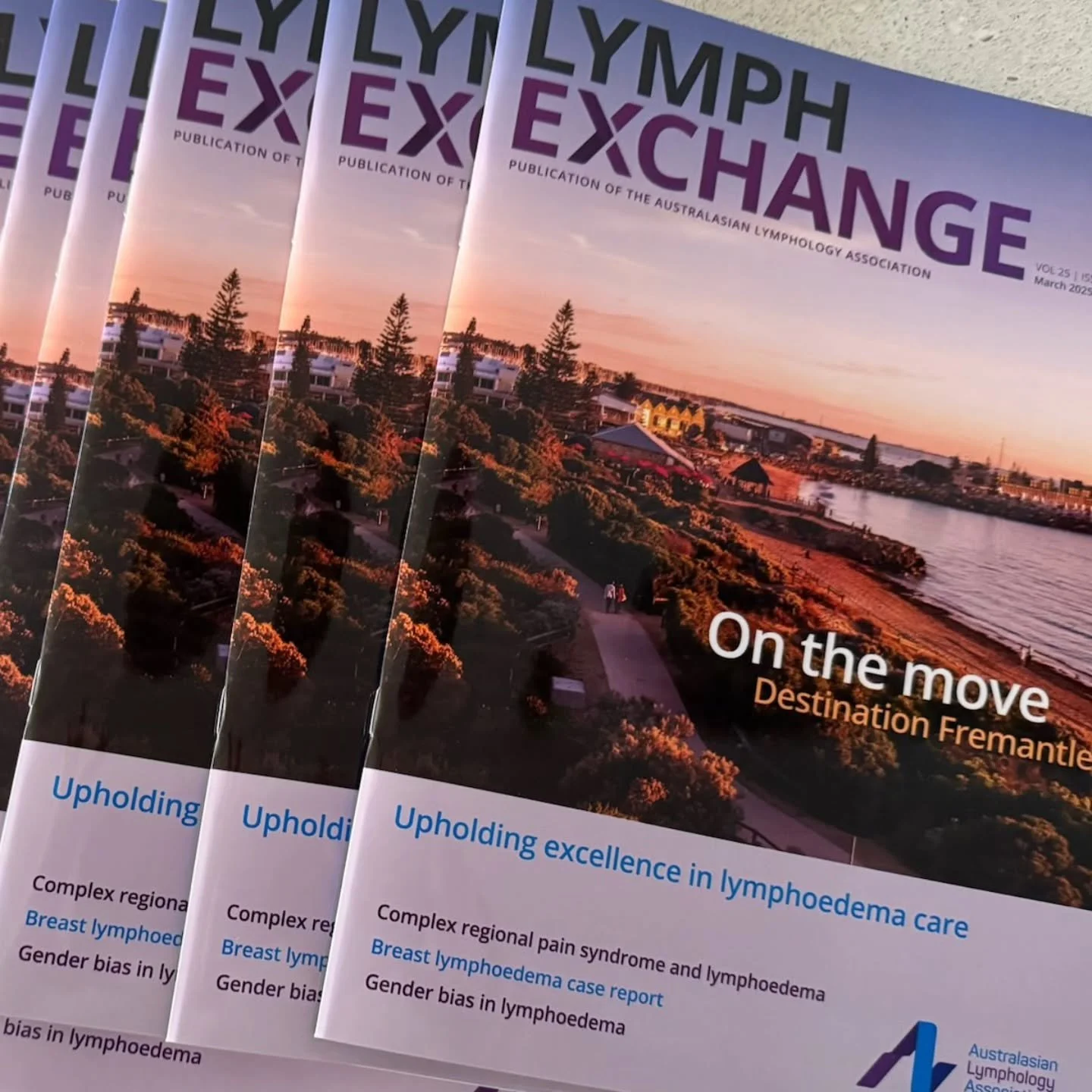 Hot off the press and hitting the mailboxes of members this week is the March 2025, Lymph Exchange.