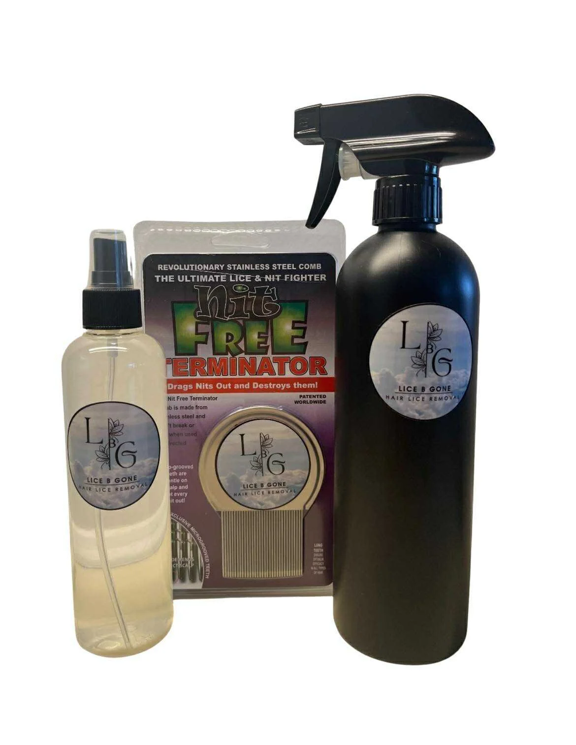 At-Home Family Lice Treatment Combo (3–4 People Kit)