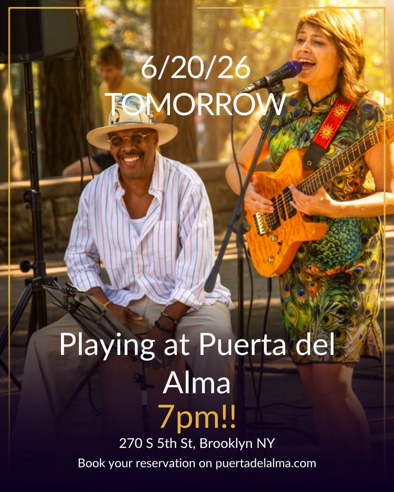 TOMORROW 7PM!! 

www.puertadelalma.com

Curating THE Latin Supper Club experience! Dine and enjoy tonight!!

We&rsquo;re back!!! Live music on our stage!! Book your dinner Reservations!!!

@ronnieroc_