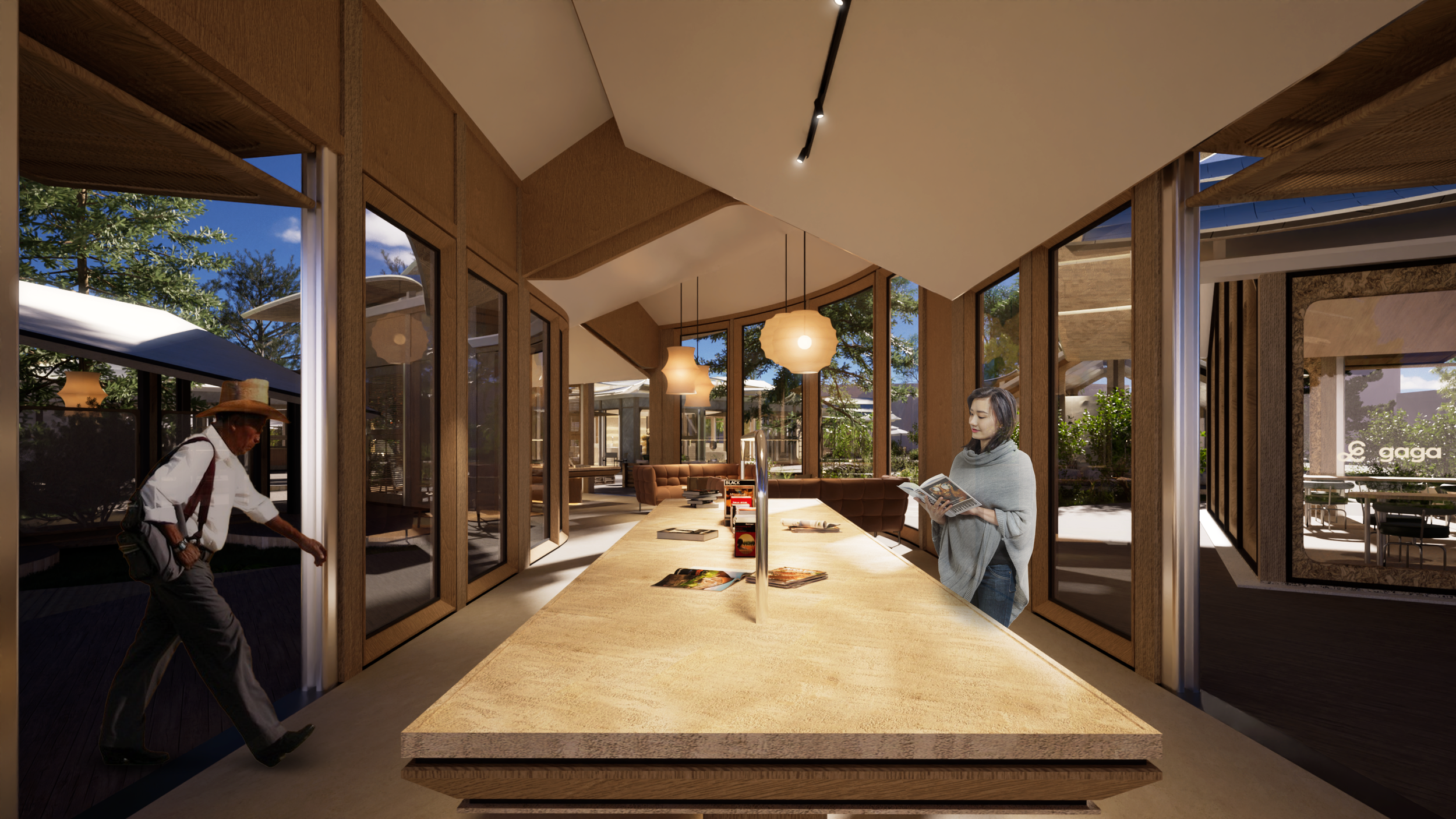 The Library in the Living Room provides a sanctuary for people to read, be inspired, and reconnect.