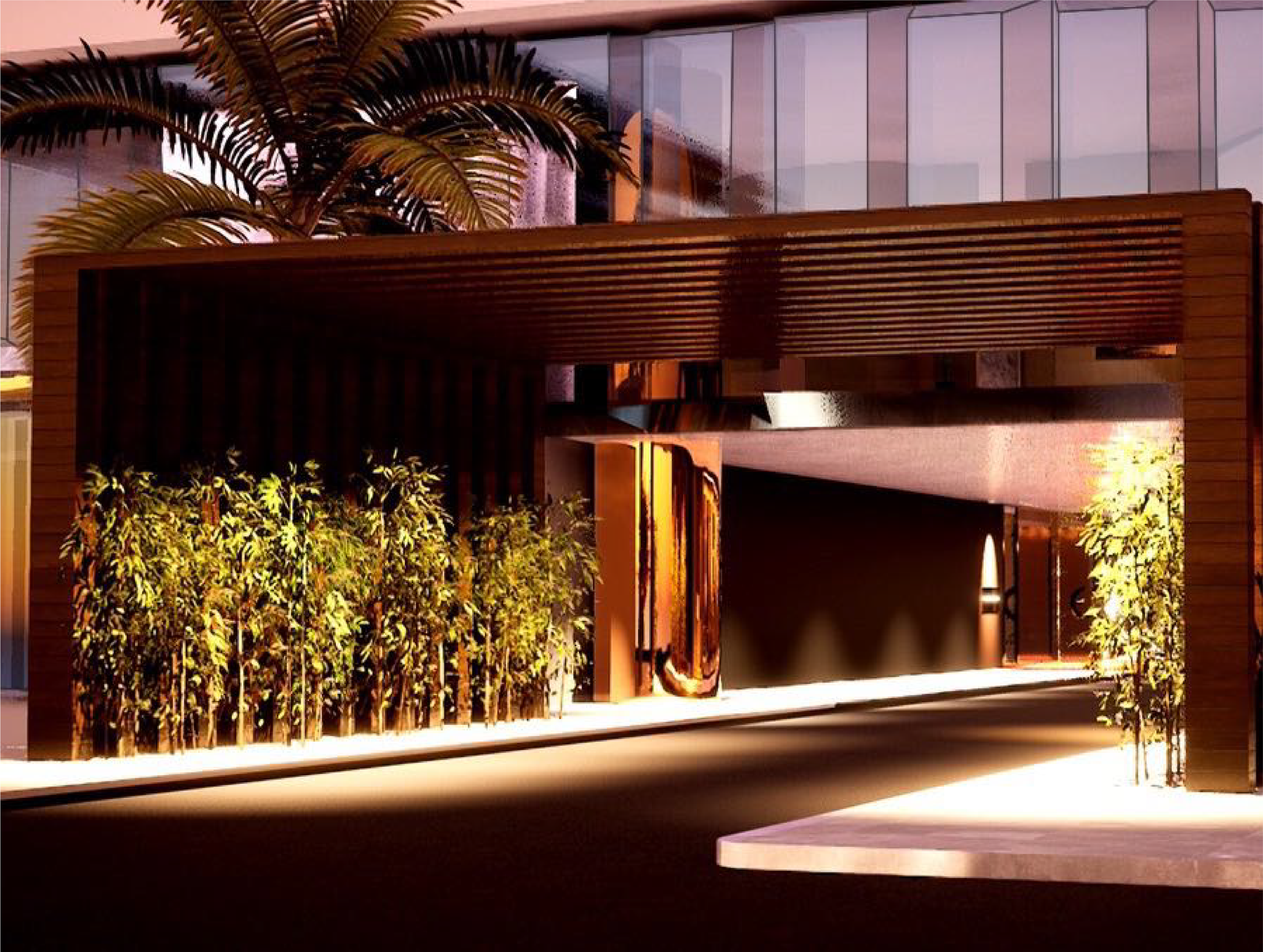 The facade is inspired by Cartier's precise diamond cutting techniques, the glass is cutted and offseted into different positions based on interior space, and crowned with brass frames.