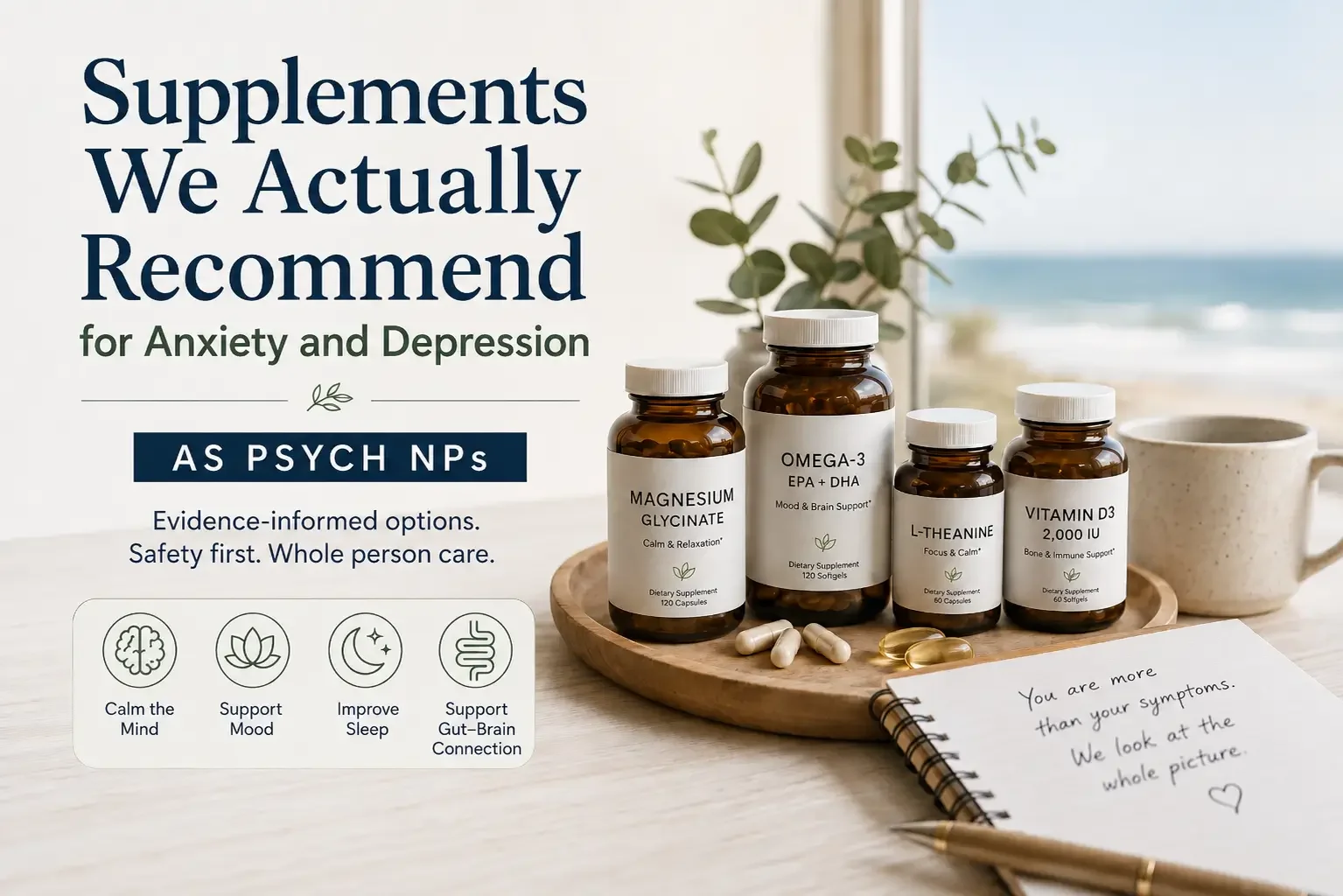 The Best Supplements for Anxiety and Depression According to Psych NPs&nbsp;