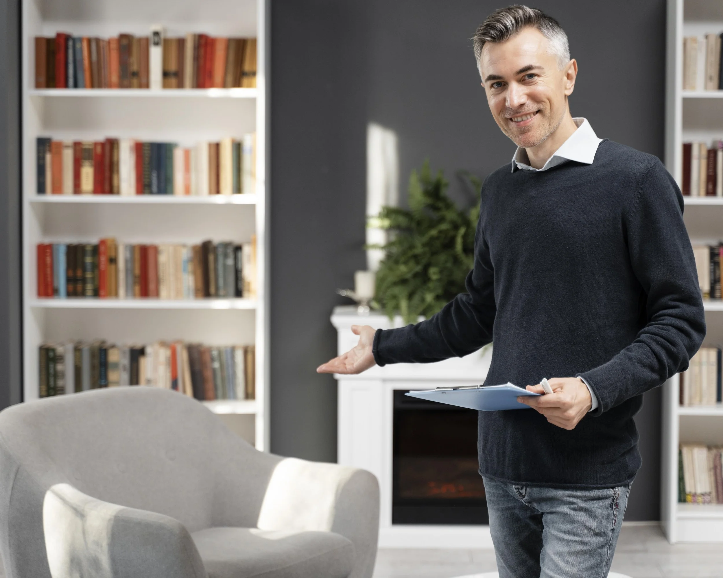 A psychiatrist welcoming a patient's first visit to a psychiatrist - Integrative Healthcare Alliance