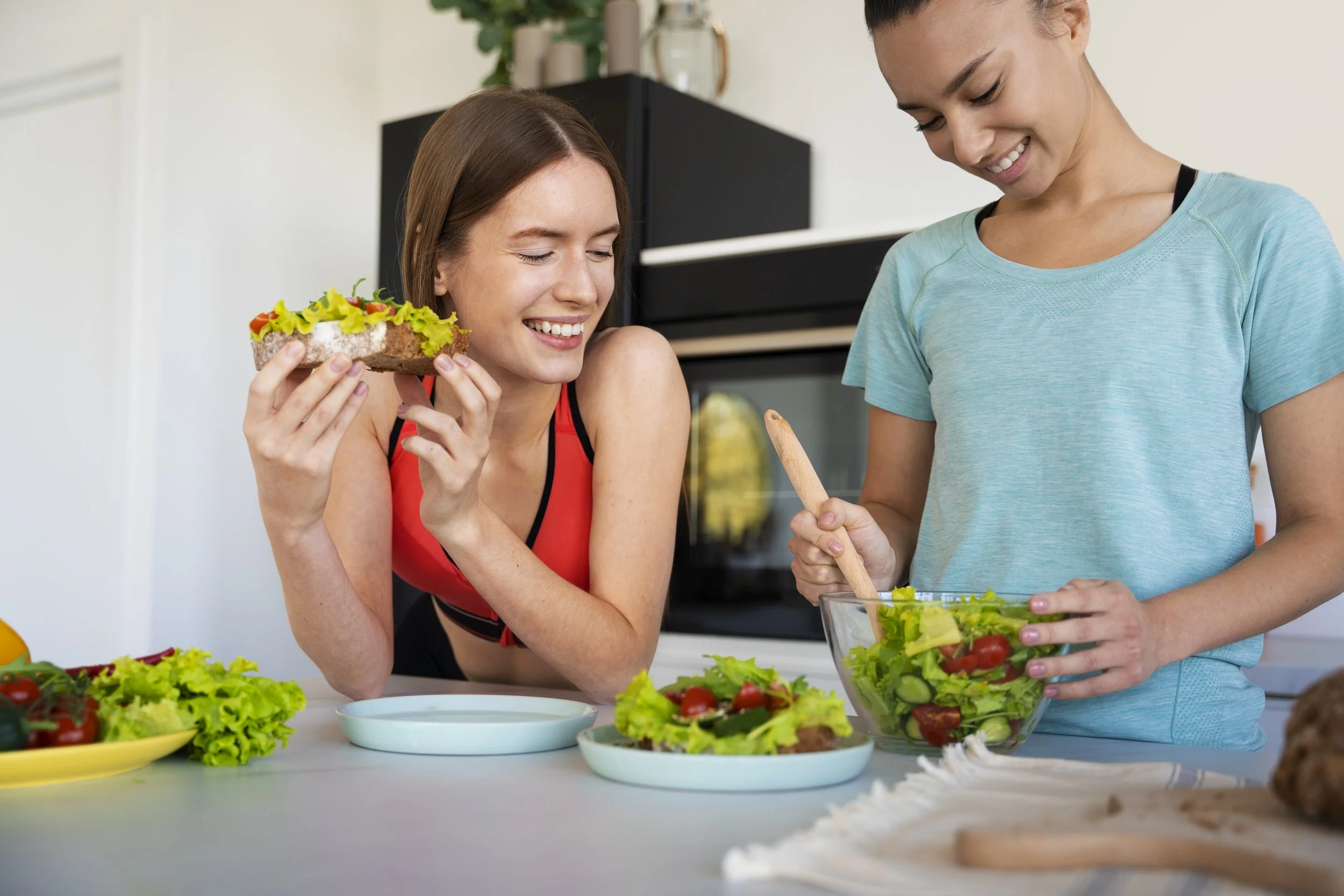 Two women starting their 30 days to Mindful Eating - Integrative Healthcare Alliance