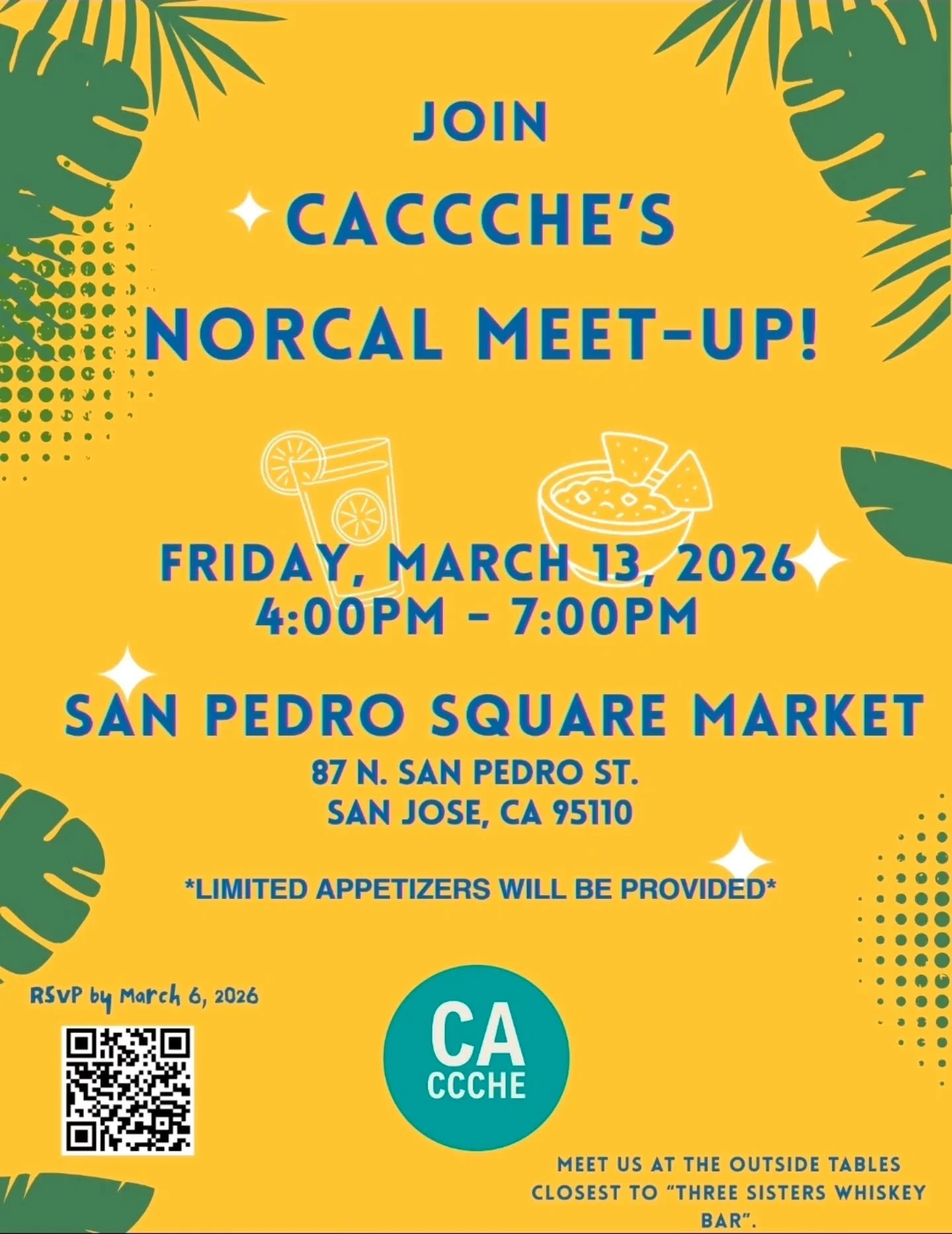 NorCal friends! Let&rsquo;s get together! 🎉 Join us for the CaCCCHE NorCal Social on March 13 in San Jose for connection, conversation, and community. See you soon!