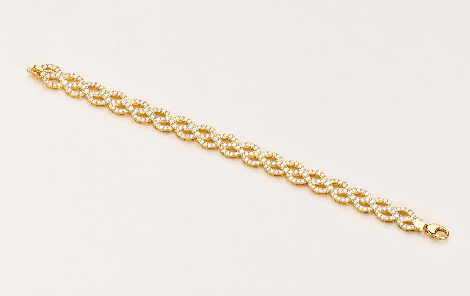 THE NEW COLLECTION BRACELET ALLOY WITH 24K GOLD PLATING