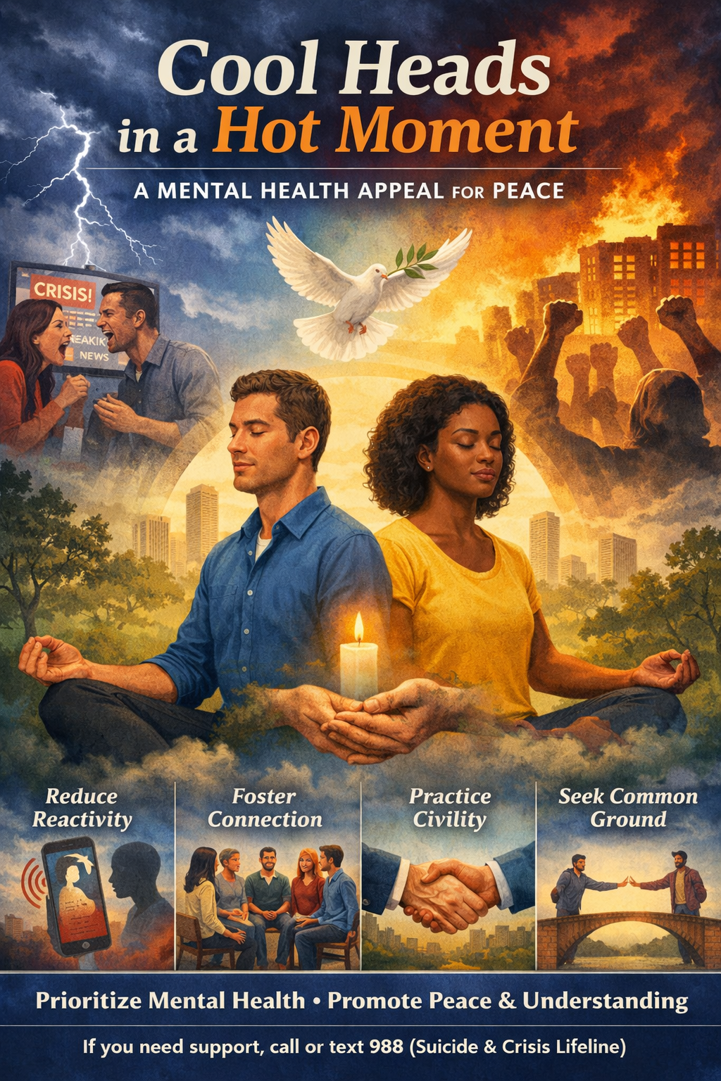 Cool Heads in a Hot Moment: A Mental Health Appeal for Peace