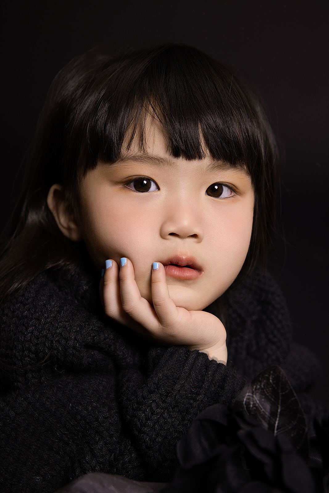 Girl in ballerina outfit during editorial-style photoshoot in NYC