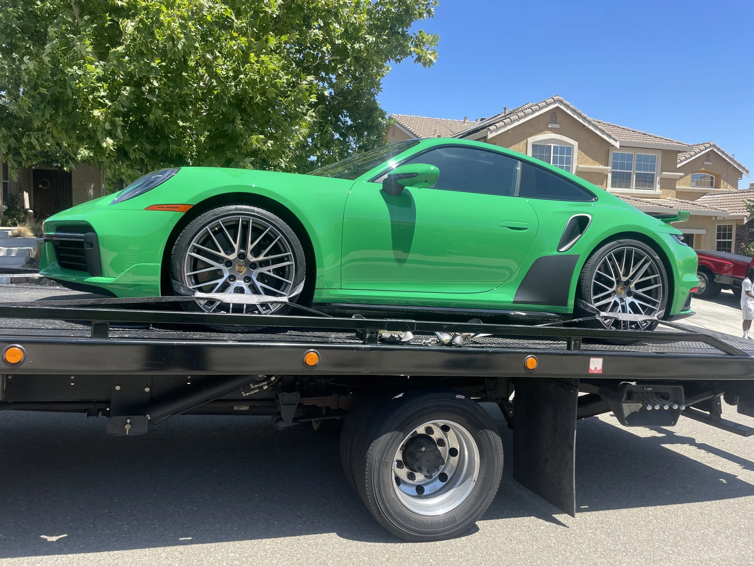 Porsche flatbed towing service in Antioch CA