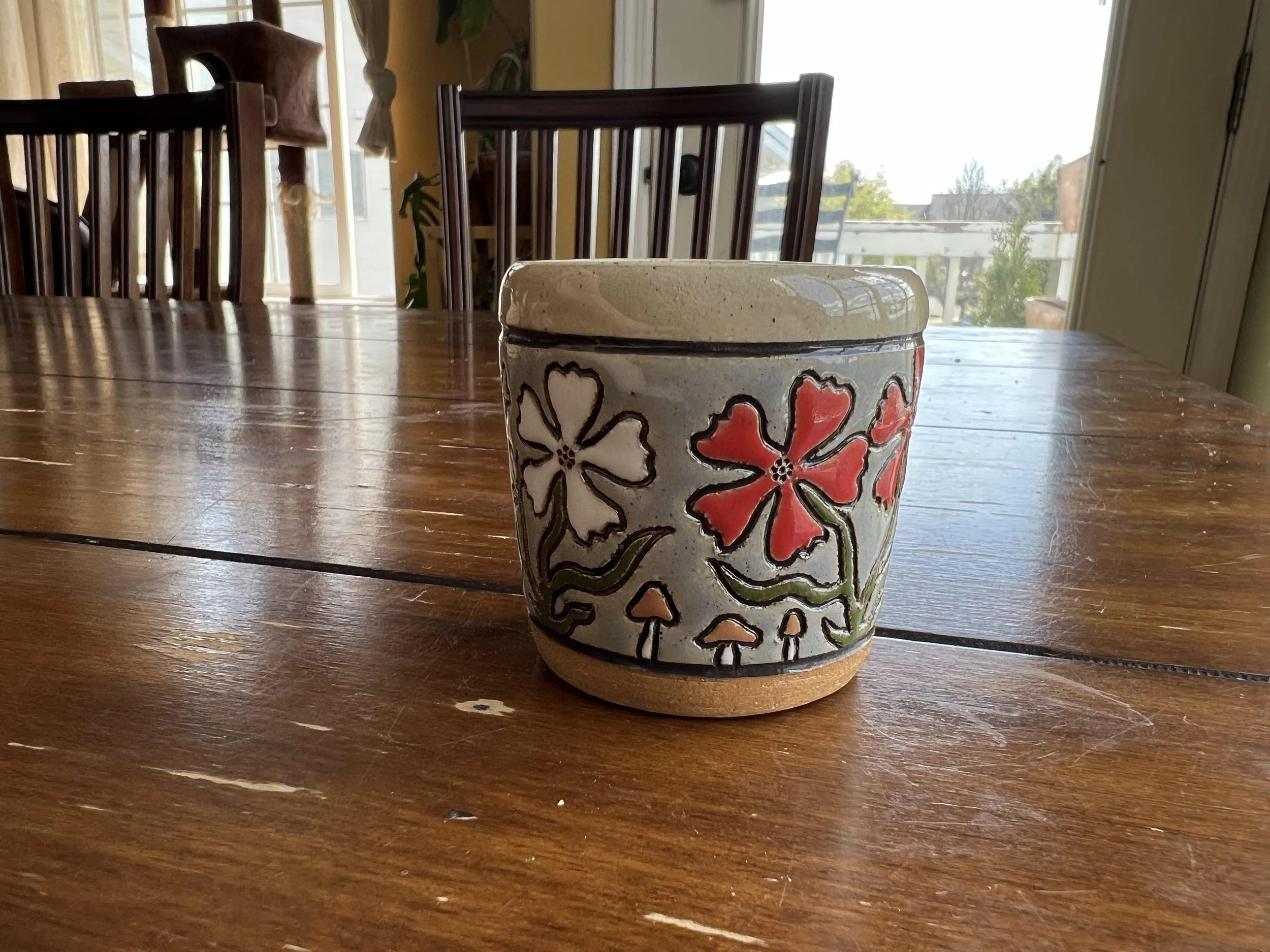 Groovy Florals Mini Cup