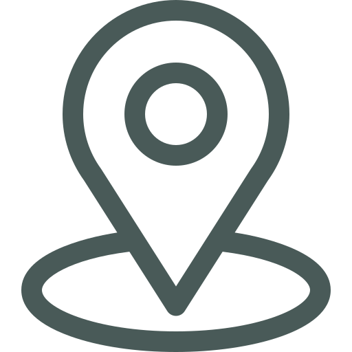 Map marker icon indicating location.