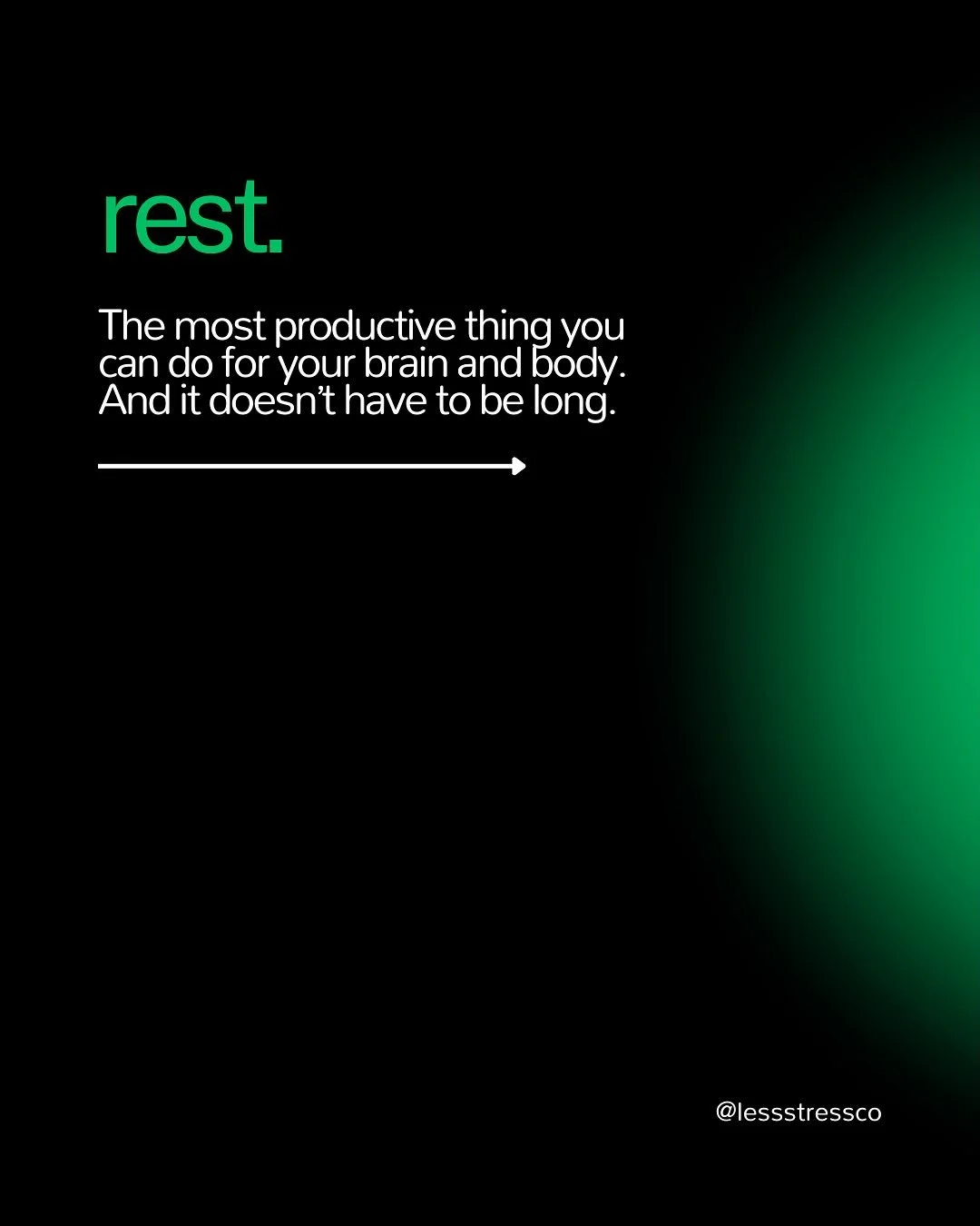 Rest isn&rsquo;t what you earn after you&rsquo;ve done enough.
It&rsquo;s the strategy that helps you perform better, longer, and smarter.

Rest activates your parasympathetic nervous system &mdash; lowering stress hormones, improving emotional regul