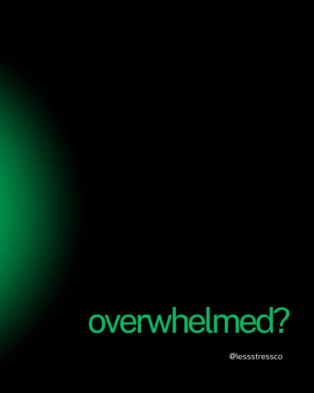 When everything feels urgent and your thoughts are racing, your system is signaling overload. 

Overwhelm isn&rsquo;t about weakness &mdash; it&rsquo;s often a response to prolonged pressure. 

You don&rsquo;t need to push through. You need to reset.