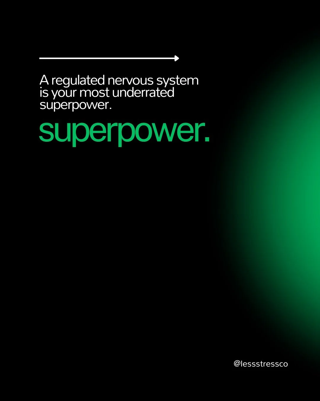 The benefits of regulation go beyond calm.

It improves everything from digestion and sleep to clarity and performance.

A calm nervous system enhances vagal tone &mdash; your body&rsquo;s ability to adapt to stress and recover quickly.

This is your