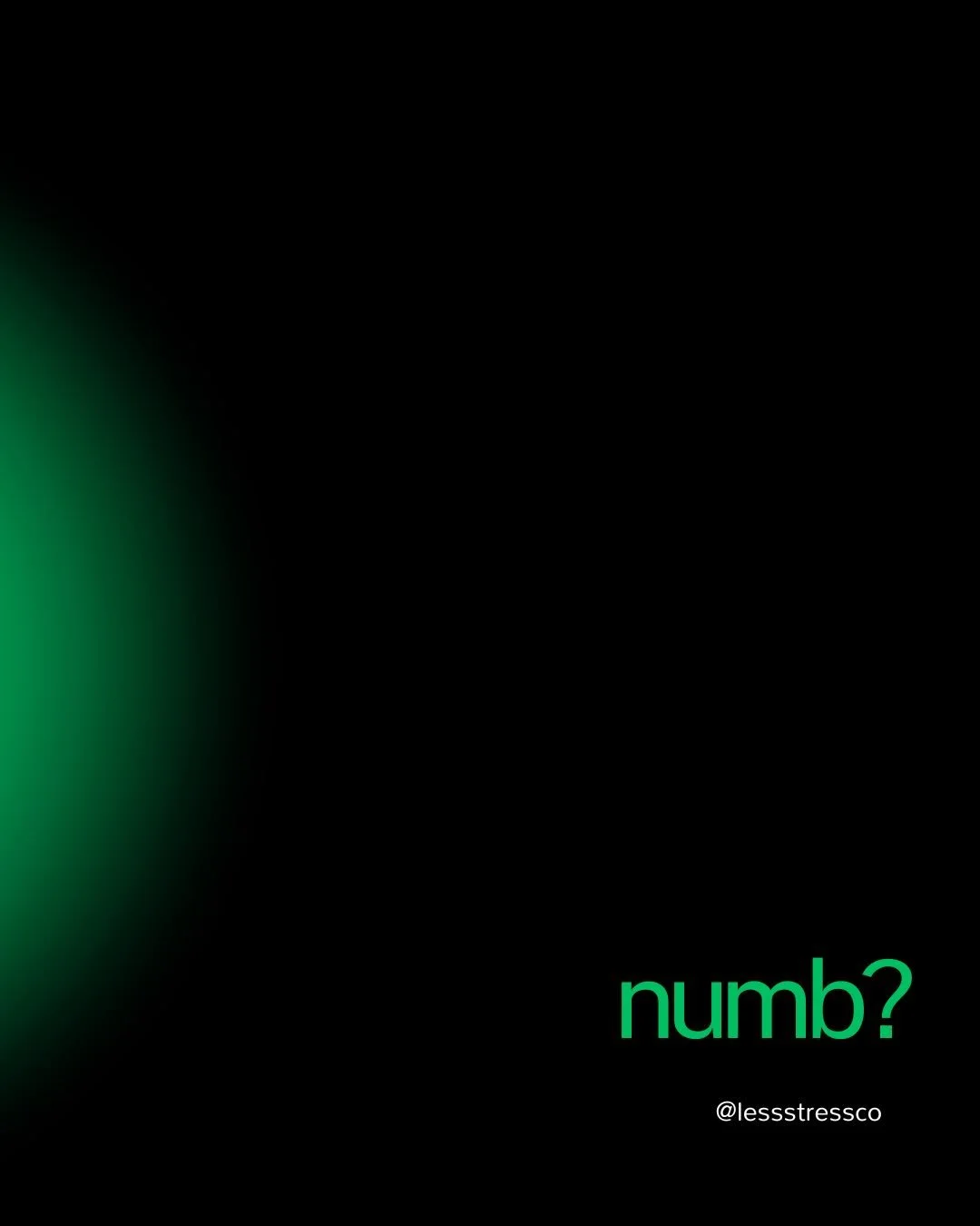 Feeling numb isn&rsquo;t a failure to feel &mdash; it&rsquo;s your system&rsquo;s way of protecting you from too much, too fast, for too long. 

Numbness is a form of overload. 

Reconnection doesn&rsquo;t require force &mdash; it requires safety, cu