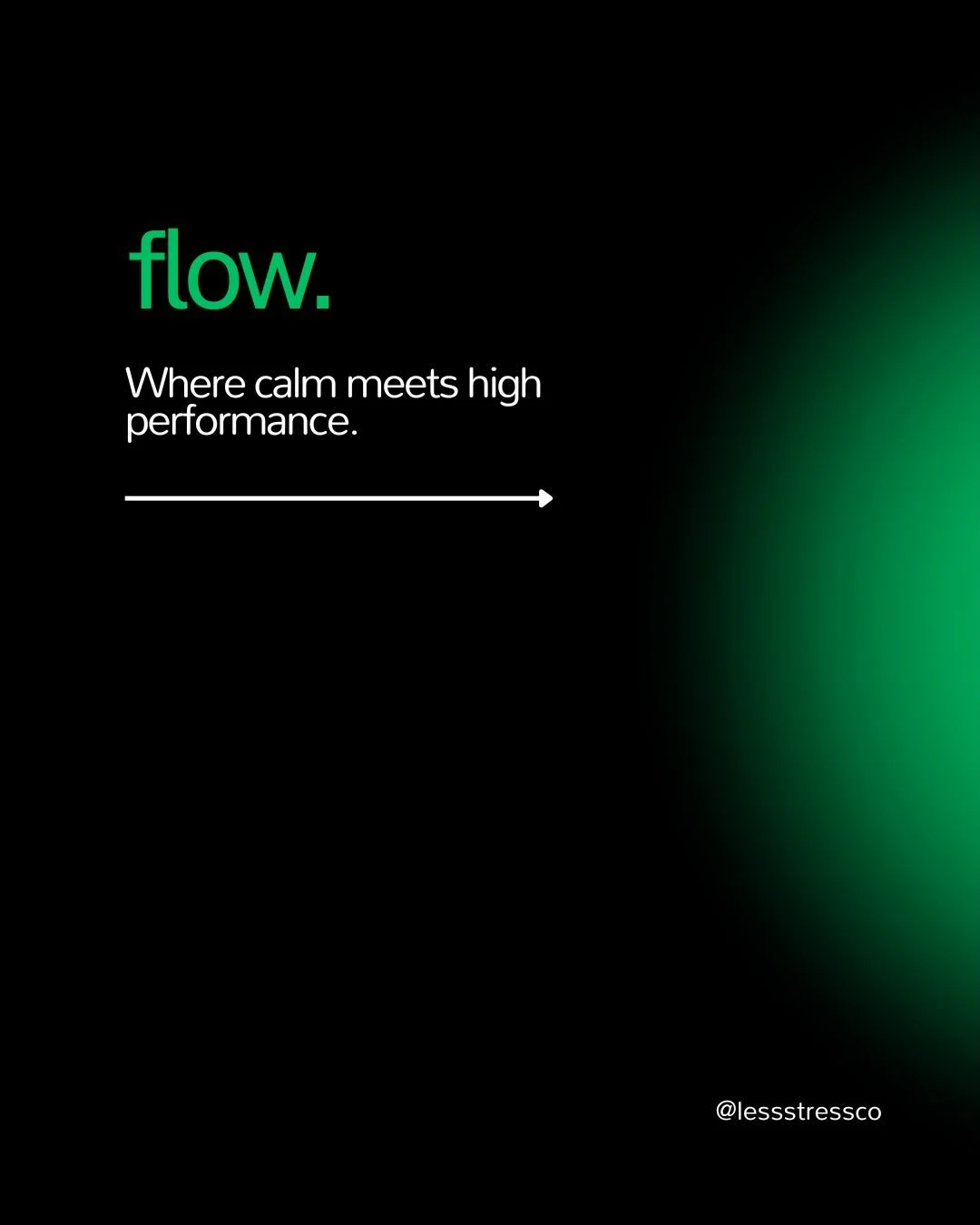 Flow isn&rsquo;t luck &mdash; it&rsquo;s biology.

When stress chemistry drops and the prefrontal cortex syncs with dopamine and endorphins, the mind enters a state of calm focus and effortless performance.

You can&rsquo;t force flow.
But you can cr