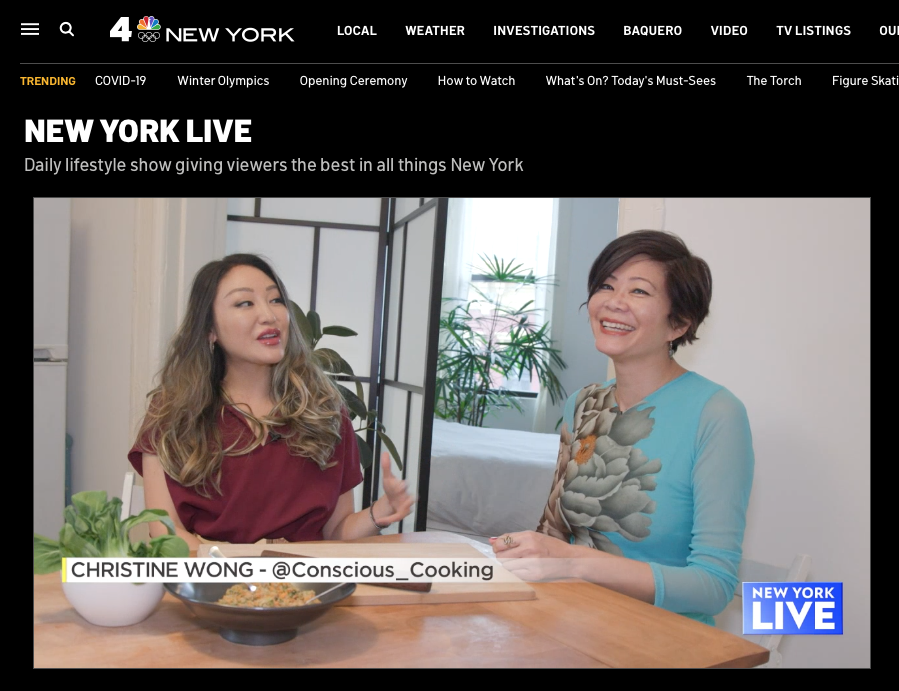 New York Live / NBC New York
Lunar New Year Dumplings
with Michelle Park