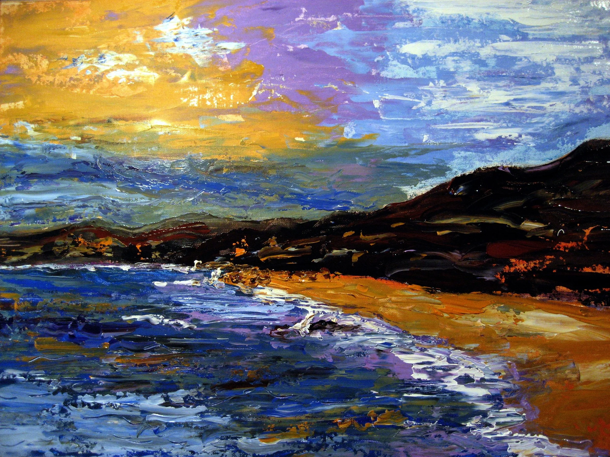 A Sunset Storm Margaret River - Acrylic.jpg