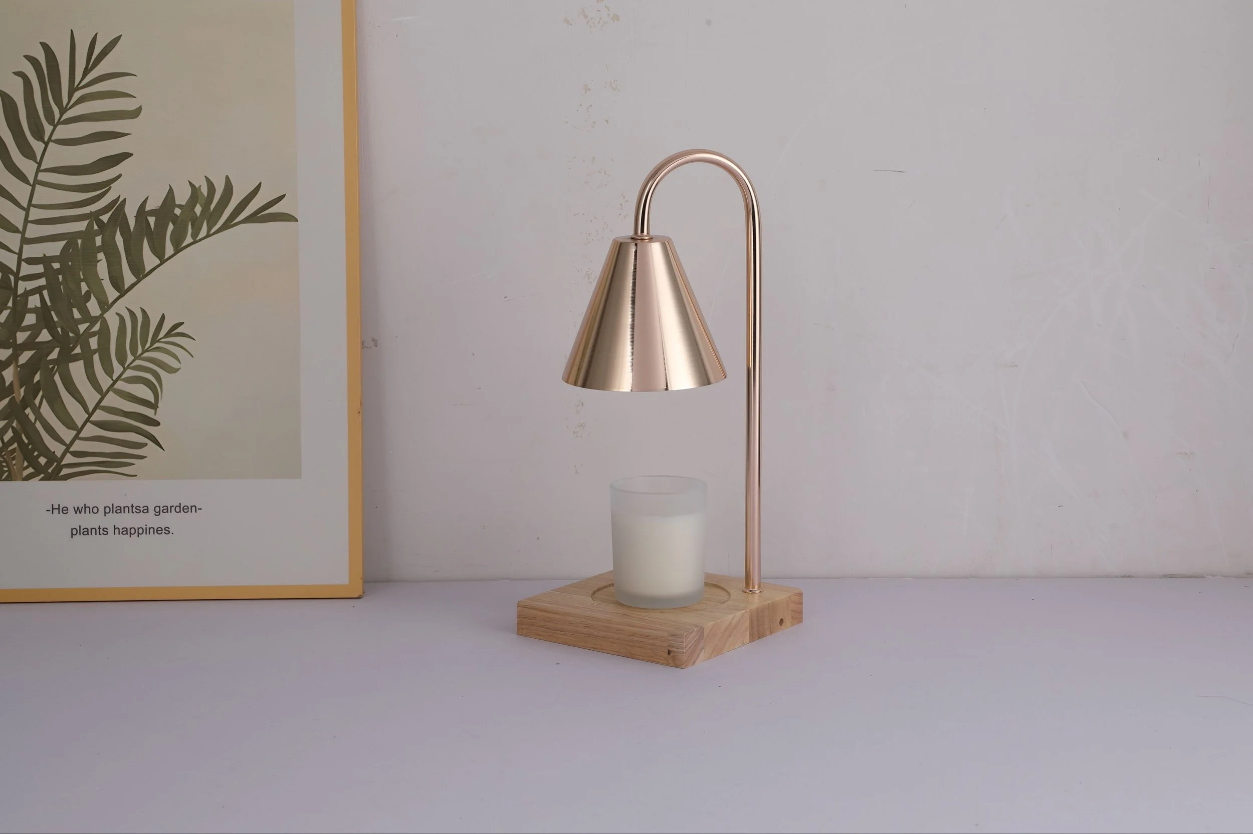 Gold - Dorm Glow Wax Lamp