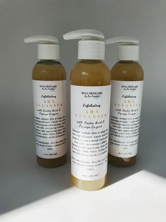 Suga Exfoliating AHA Cleanser (With Lactic Acid & Papaya Enzyme)