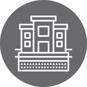 Map showing Premier Commercial Painting's cladding spraying coverage across Derby, Nottingham, Leicester, Stafford, and Warwick.