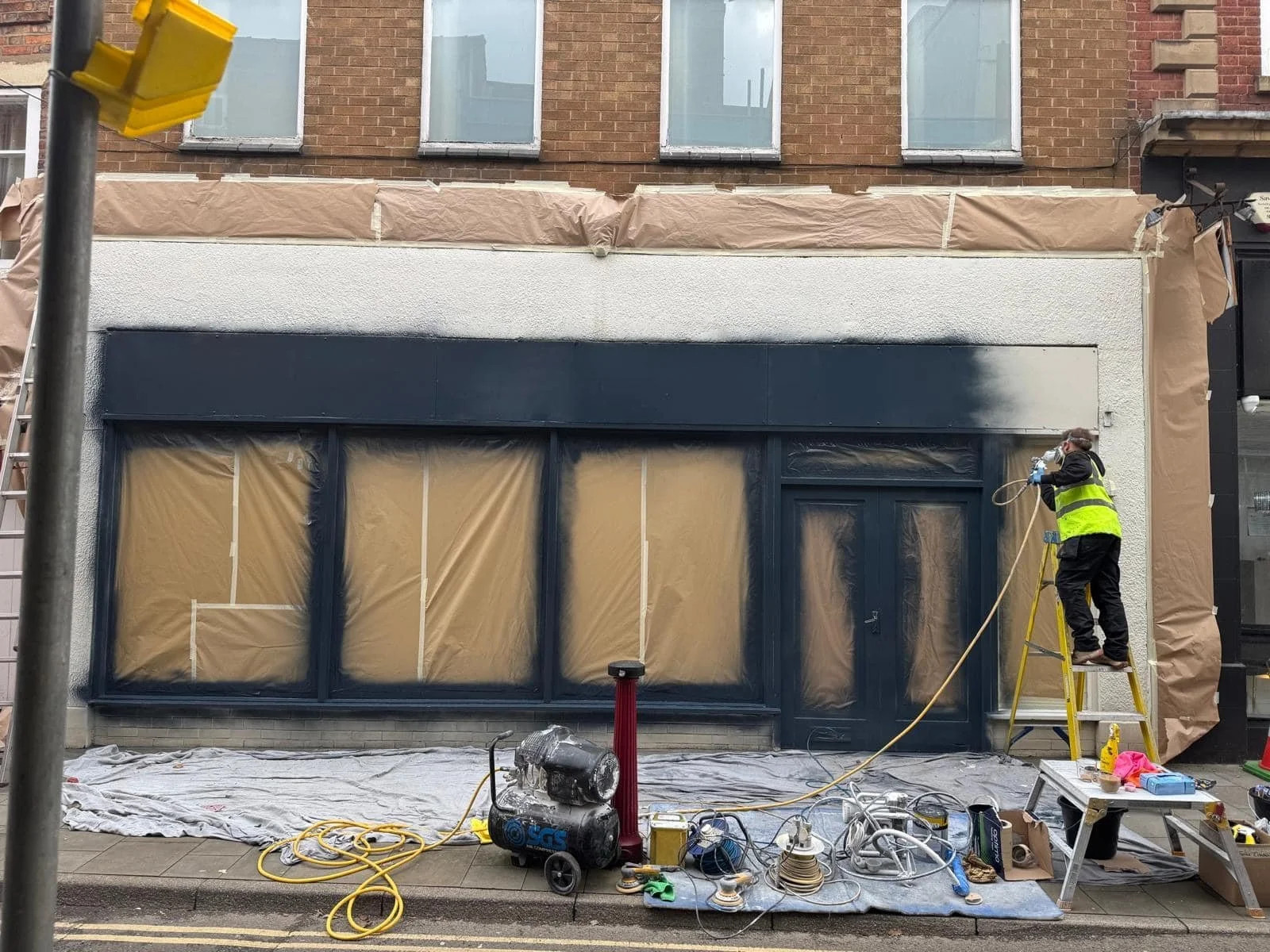 premier commercial painting team, painting shop in Newark