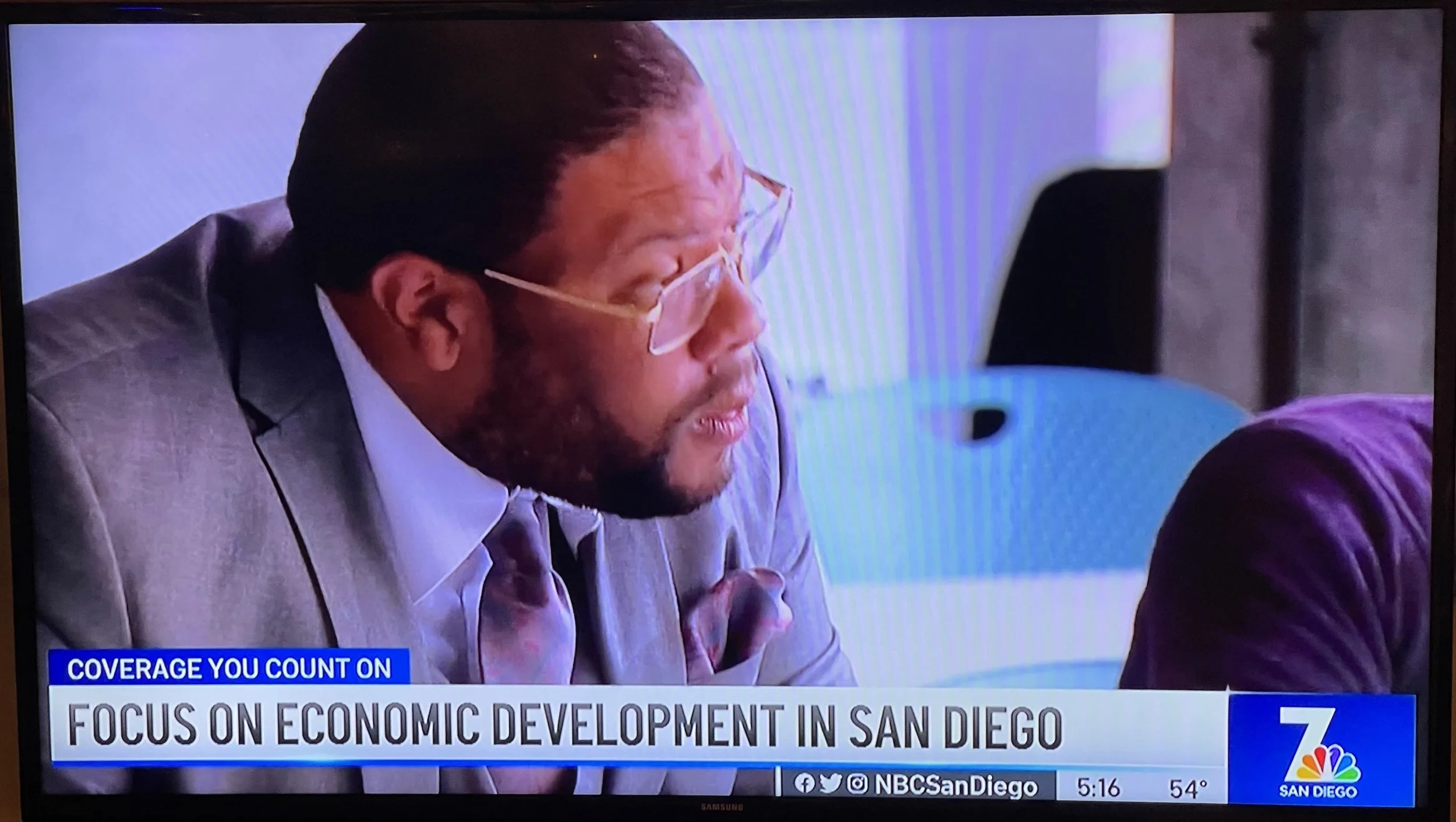 On NBC 7 San Diego: Roosevelt Williams III Discusses Economic Development for a Stronger City