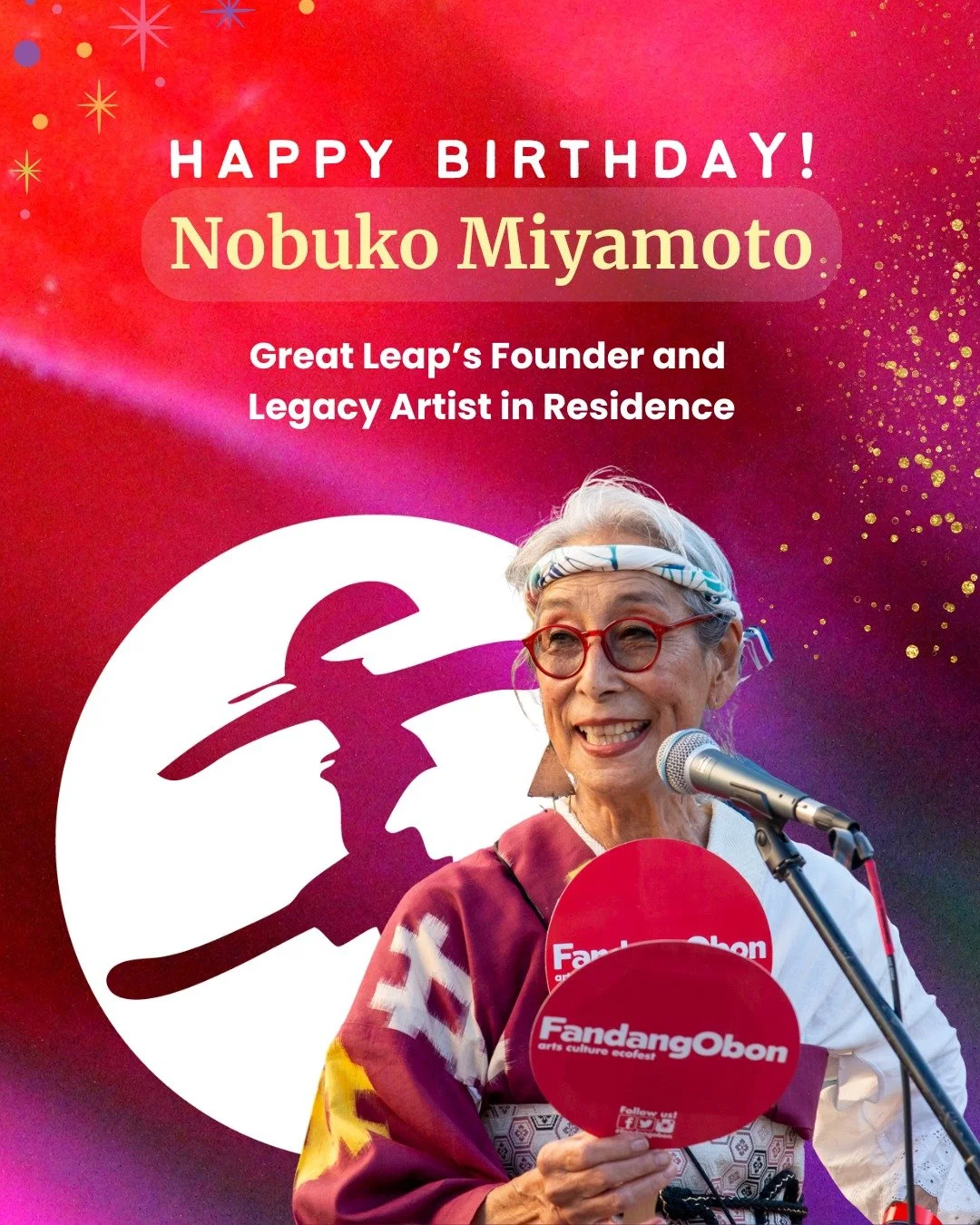 Today we honor an extraordinary artist, actor, activist, singer, and a guiding force in our community. We are grateful for the ways Nobuko has modeled what it means to be an engaged community artist, bringing together artistic excellence, cultural wi