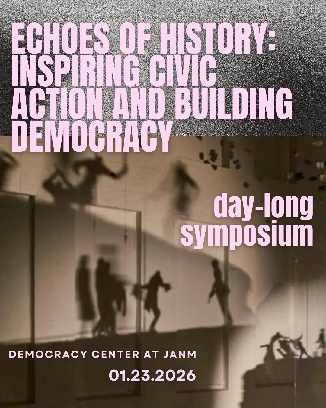 We are excited to join other thinkers, artists, organizers, and civic leaders confronting authoritarianism today at the symposium Echoes of History: Inspiring Civic Action and Building Democracy on January 23 at the Democracy Center at JANM. Great Le