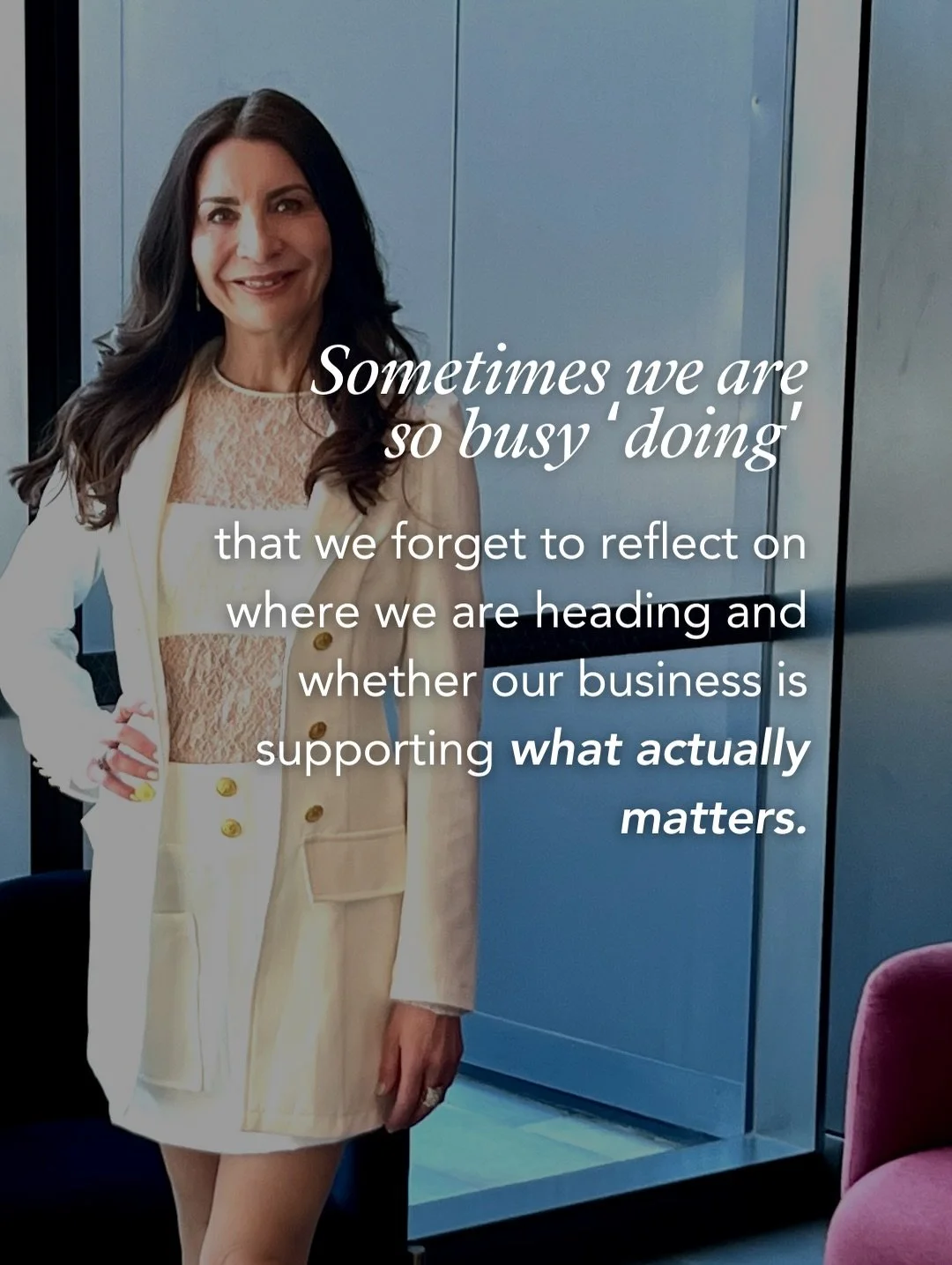 Success in the skin and beauty industry should not cost you your health, energy, or your life.
​
If it is, that&rsquo;s not &ldquo;just how business is&rdquo;.
​
It&rsquo;s a pattern.
​
Or a belief that working harder equals success.
​
And both can b