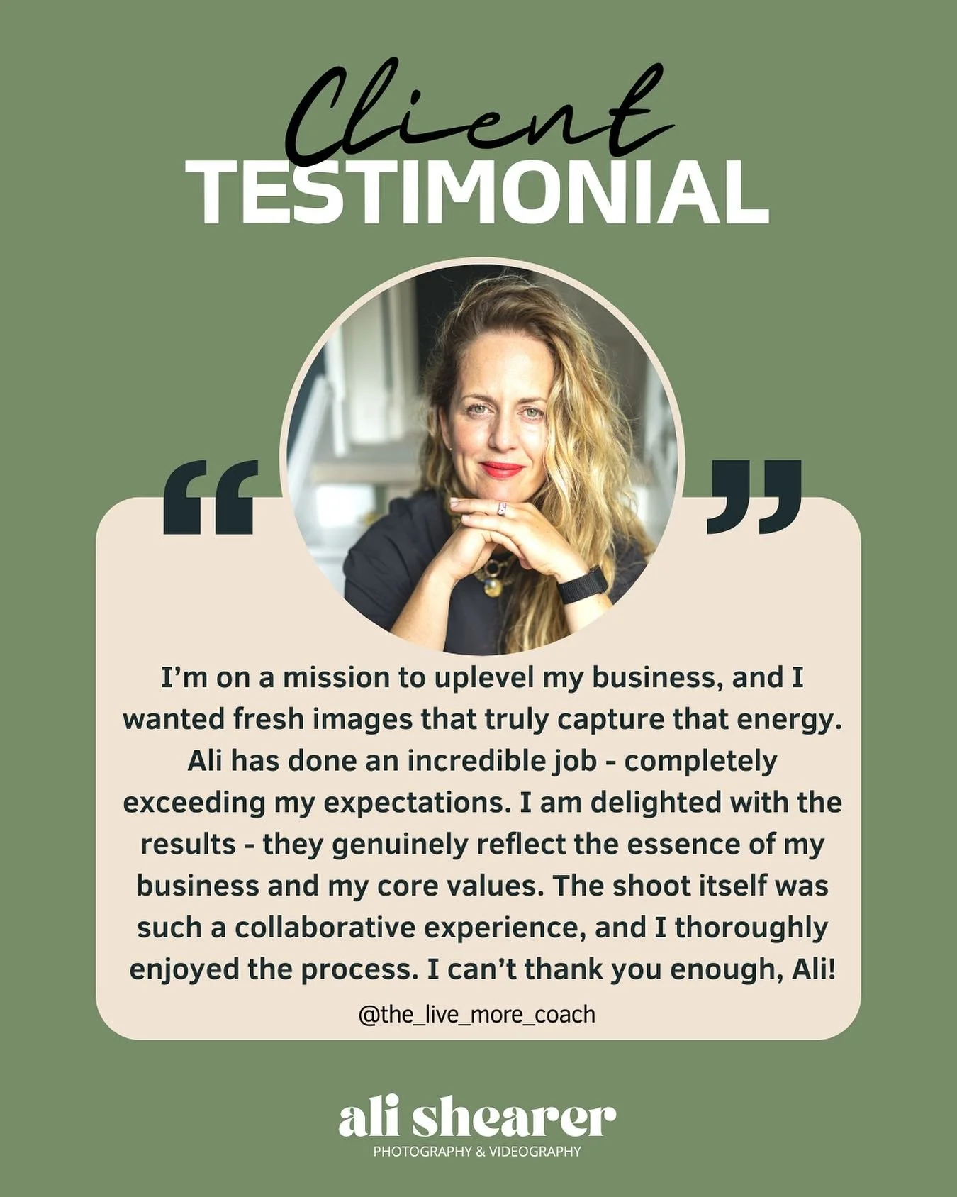 Testimonial 💫
#AliShearerPhotography #FamilyPhotography #BrandPhotography #LifestylePhotography #PortraitPhotography #NorthBerwick #NorthBerwickPhotography #ScotlandPhotographer #EastLothian #VisitNorthBerwick #EastLothianPhotographer