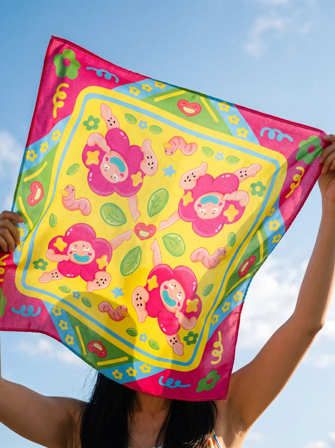 Craving for Love Silk Bandana