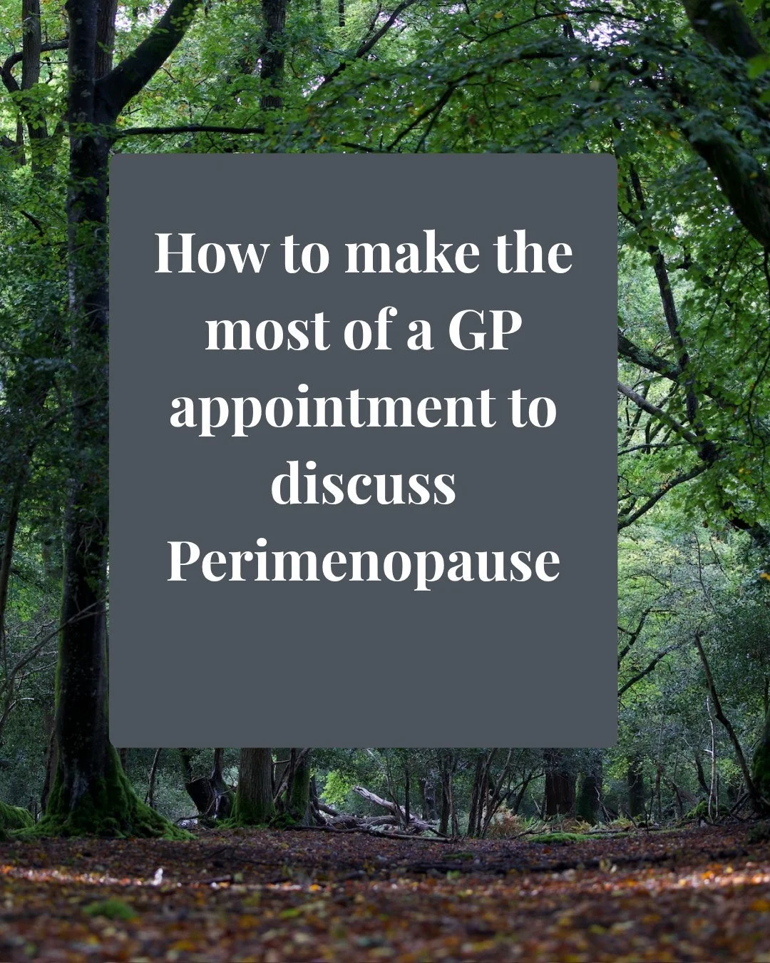 How to get the most out of your GP appointment about perimenopause or menopause..........

Many women tell us how difficult it can be to get an appointment with their GP at the moment. There is huge pressure on the NHS, and clinicians are doing their