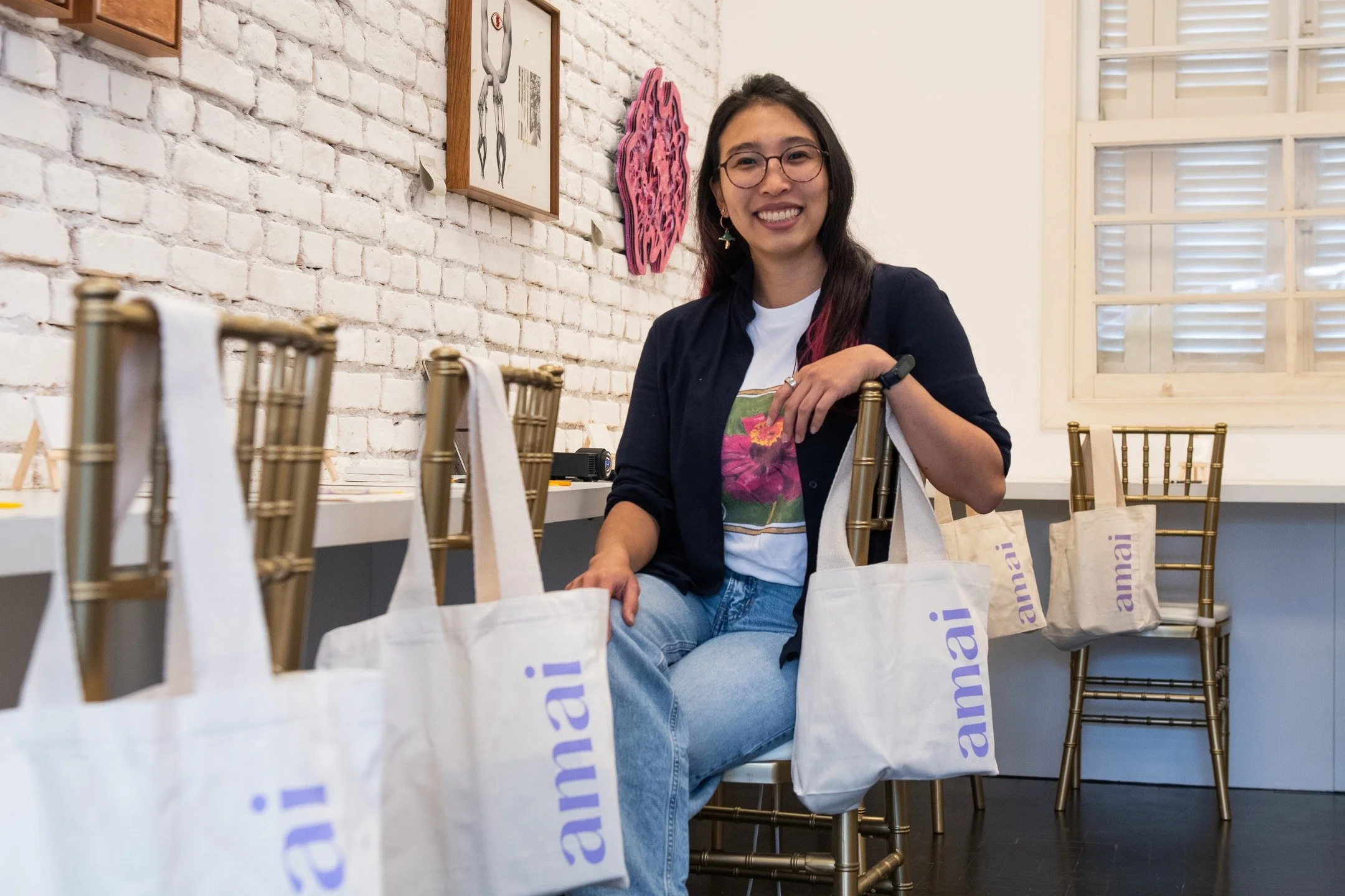 A convite da @amai.woman estive na incr&iacute;vel @casa___corpo para guiar algumas ginecologistas para um momento de pausa, para soltar a criatividade e se permitirem pensar o que representa &quot;cuidado&quot; para elas, pessoas que cuidam tanto da