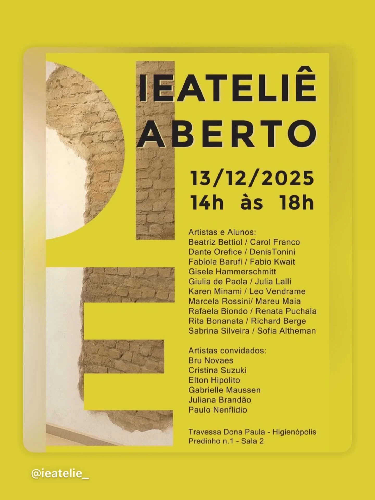 #art #atelieaberto #travessadonapaula