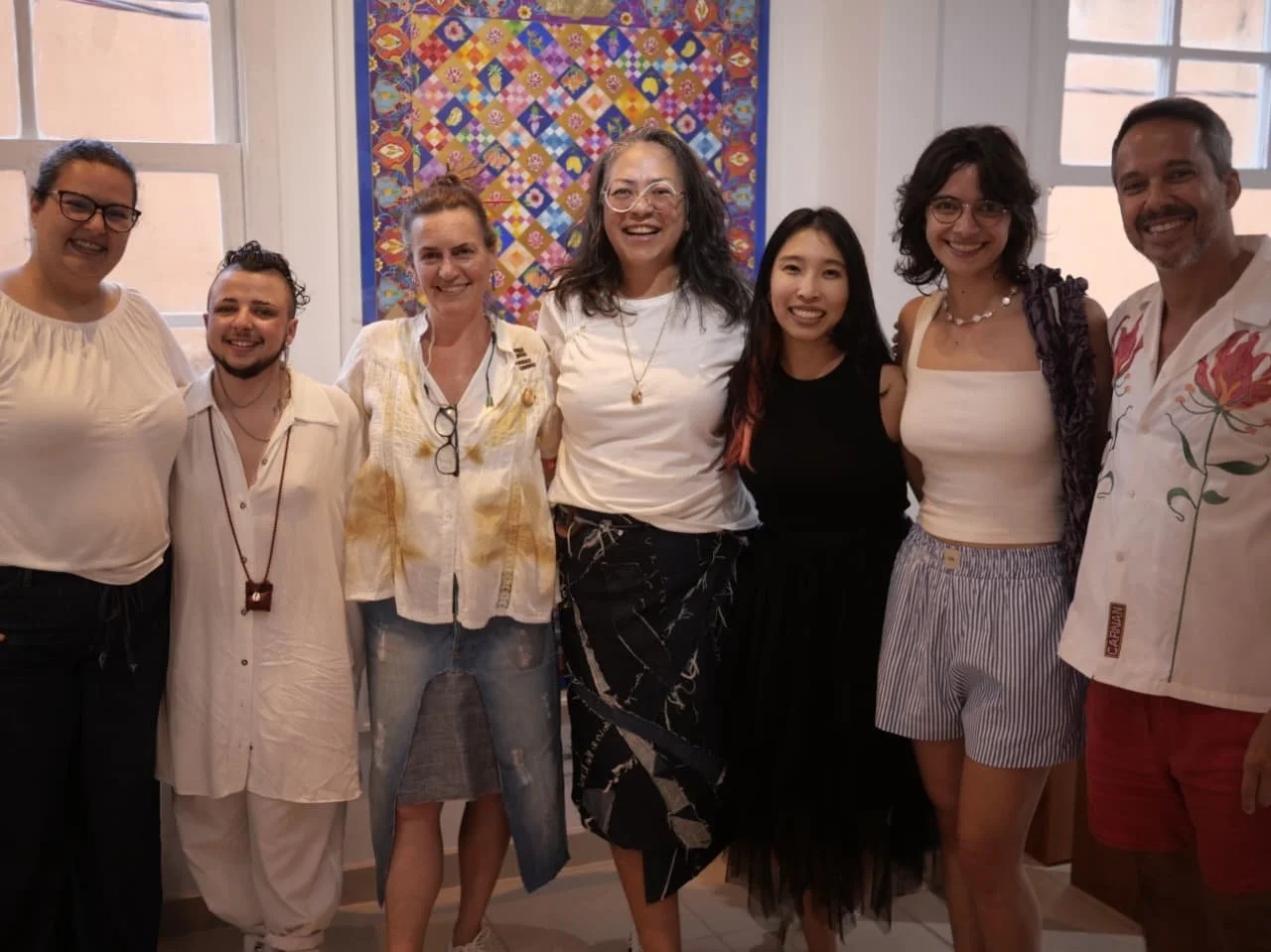 Abertura da exposi&ccedil;&atilde;o &ldquo;ARTISTA VISUAL: UM TRABALHO SOLIT&Aacute;RIO? no @ieatelie_ com curadoria da @cristinasuzuki! 😍😊Demais poder expor ao lado de 
@elizviana9
@_ilhasousa
@karenminami.art
@gisele_ogera
@giudepaola
@leovendram