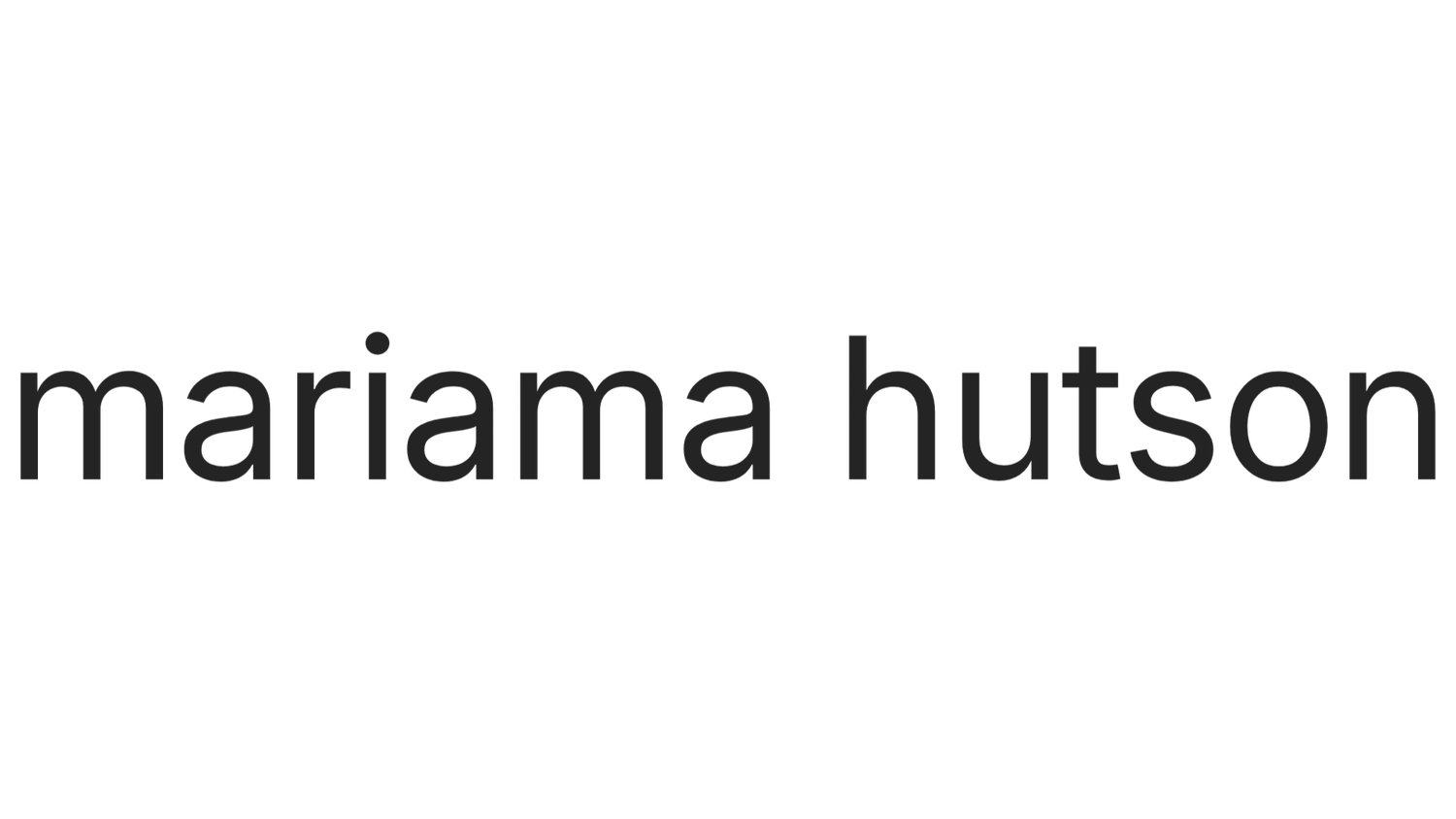 MARIAMA HUTSON