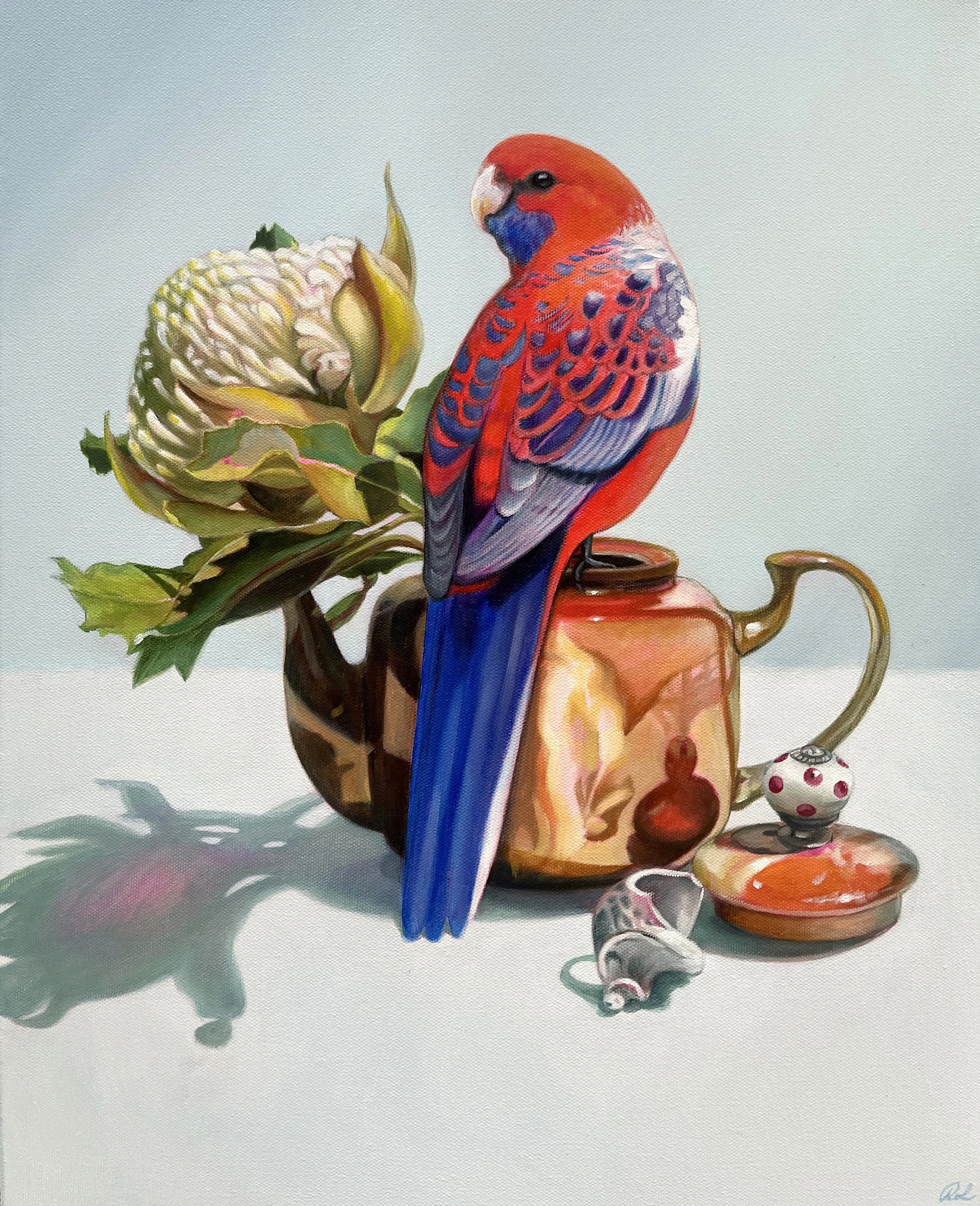 Crimson Beauty 
44 x 54cm $1200