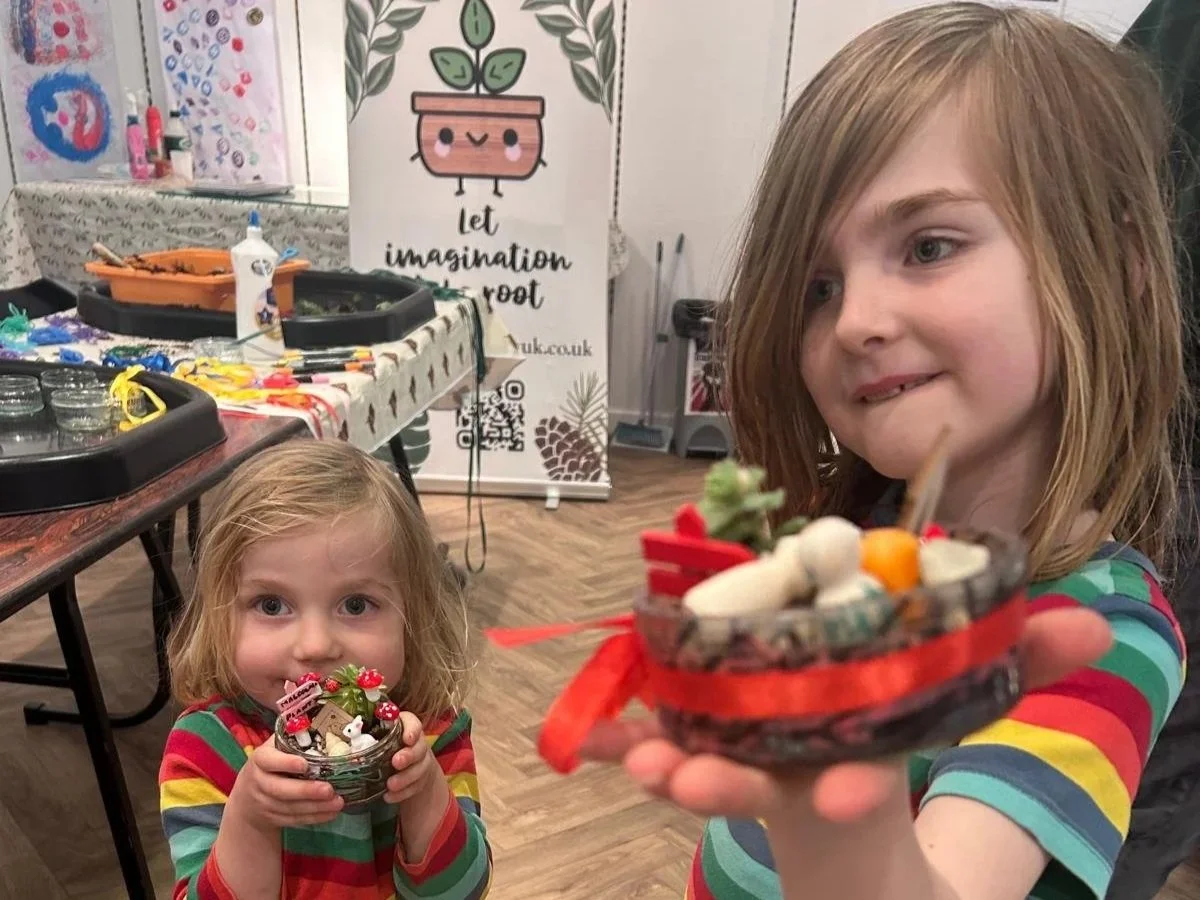 What a special treat to be making tiny, creative little gardens all morning - and sharing what parts of the season brings us the most joy! Thank you for Platform in Crewe and Crewe Town Council for hosting us