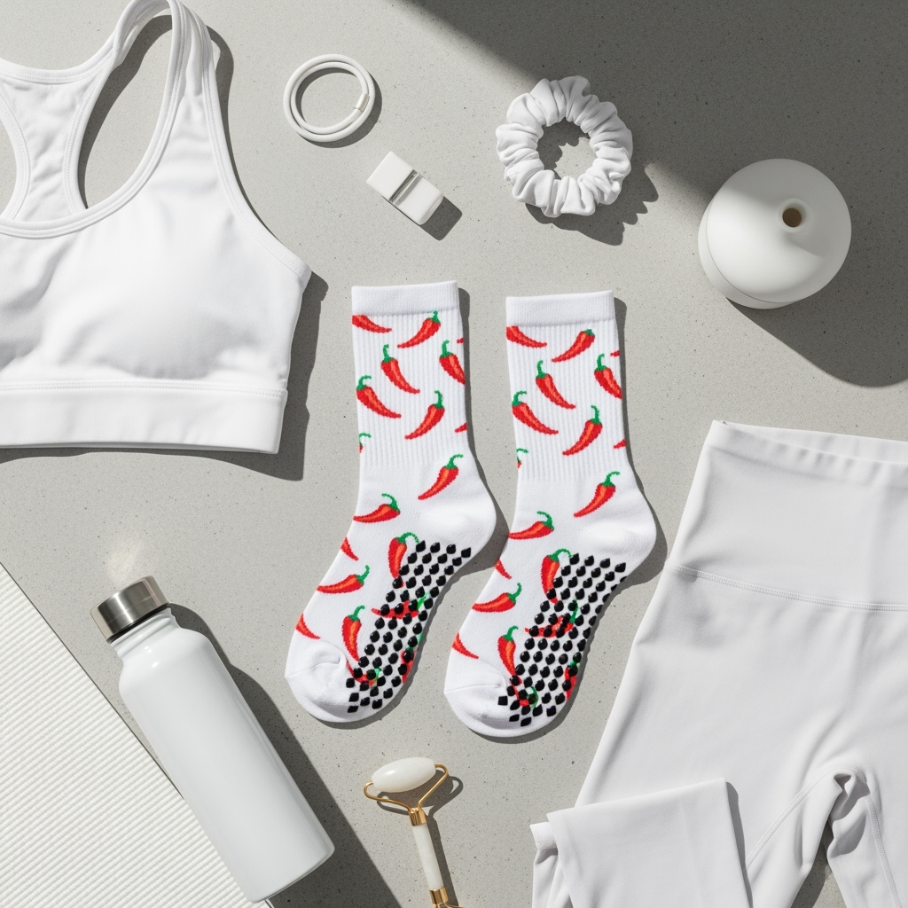 Hot & Spicy Crew Grip Sock