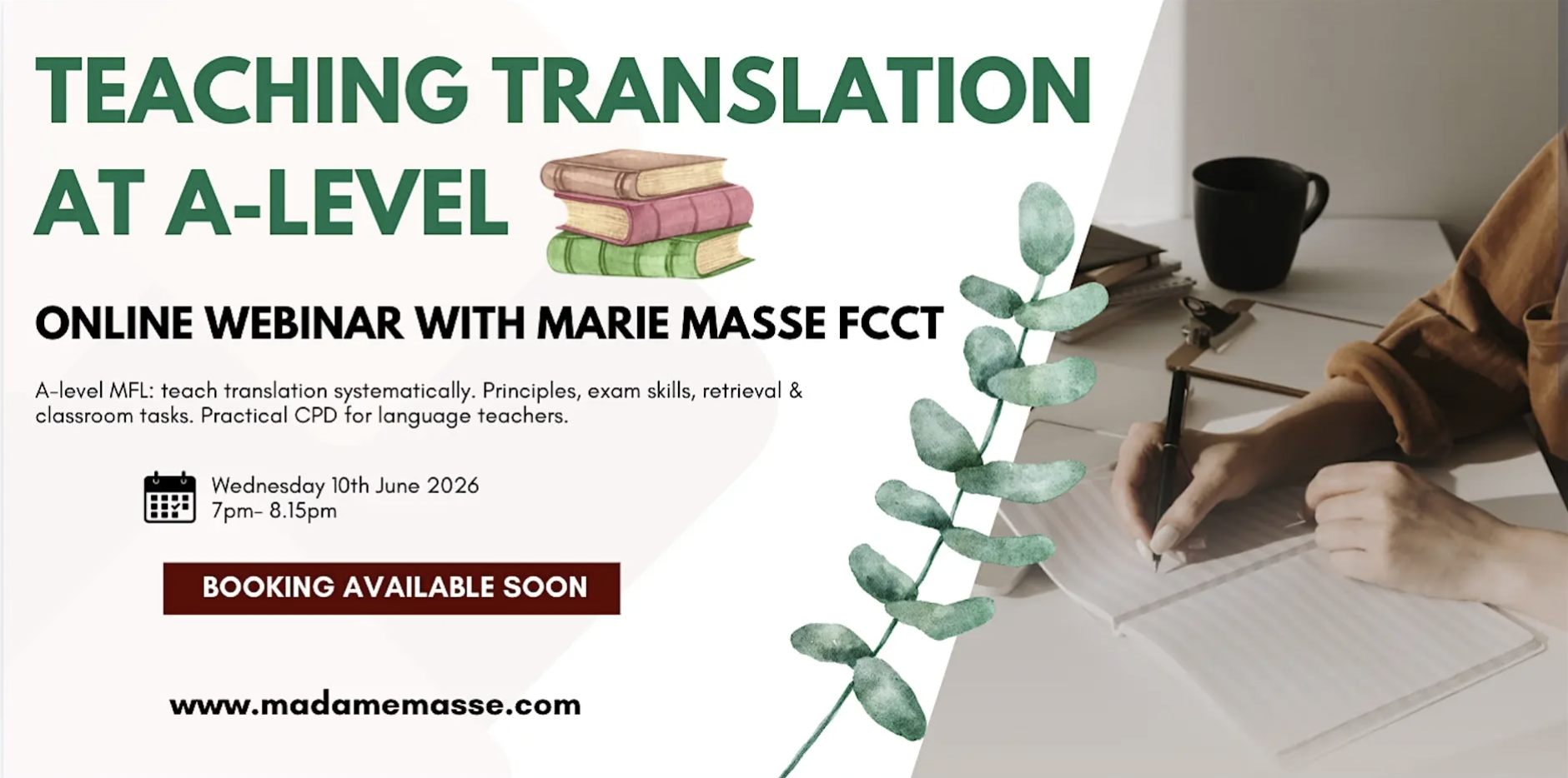 Online course- Teaching translation at A-Level