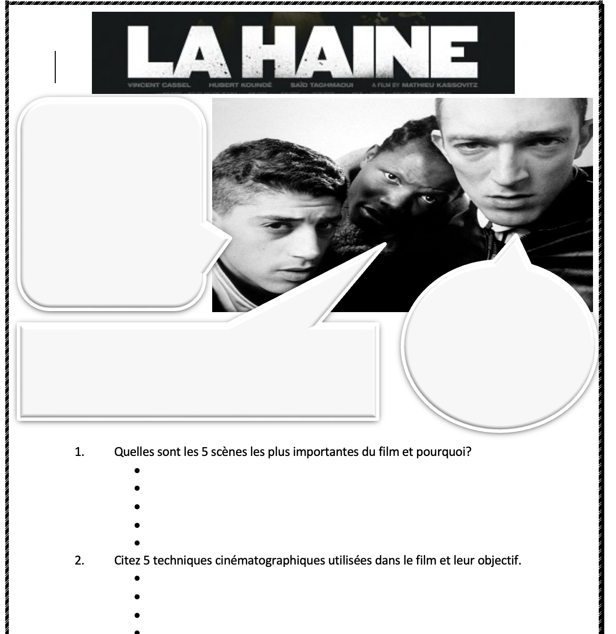 La haine retrieval