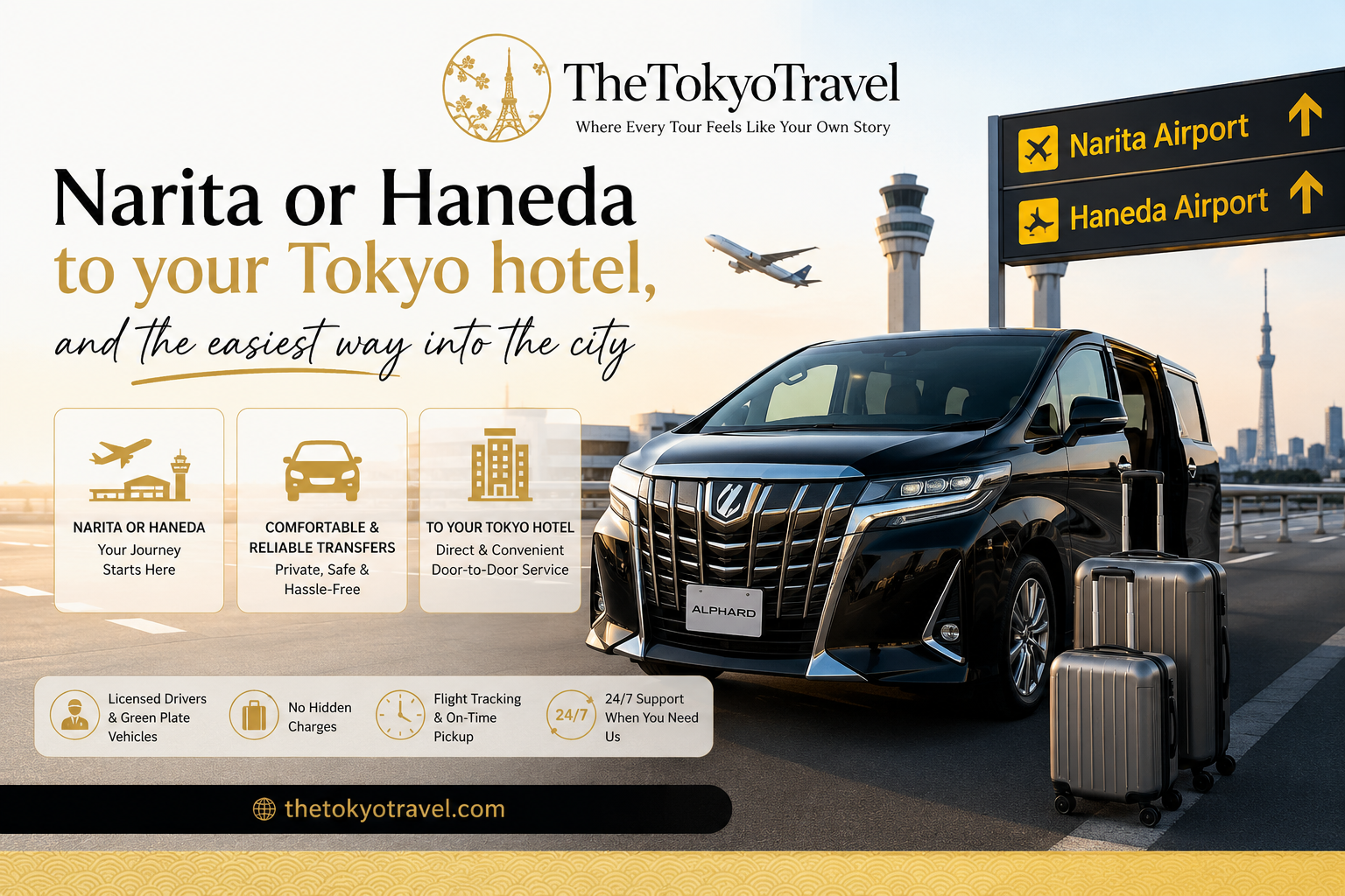Narita or Haneda to your Tokyo hotel, and the easiest way into the city