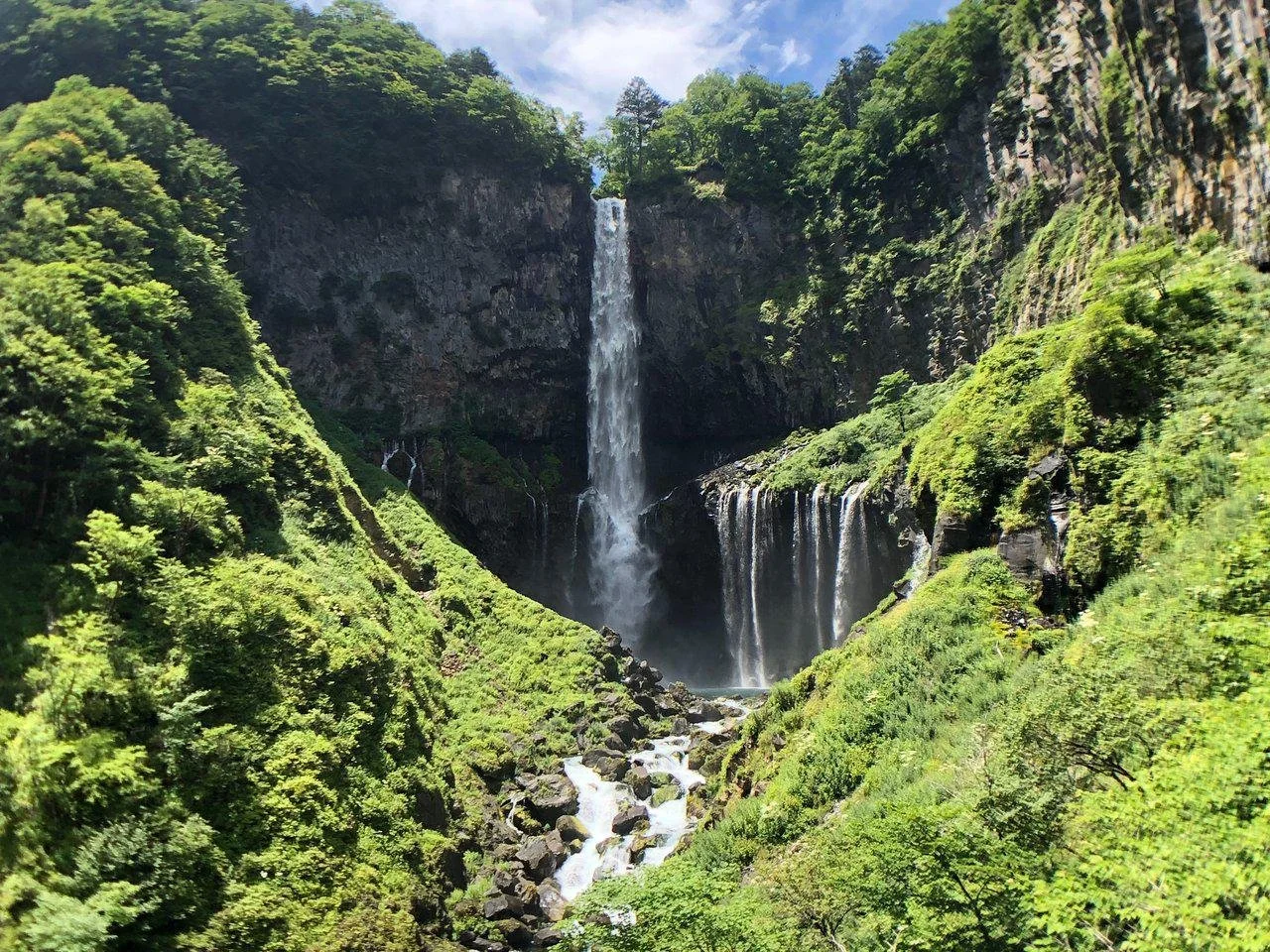 Kegon Falls in Nikko, visited on a three-day private journey from Tokyo