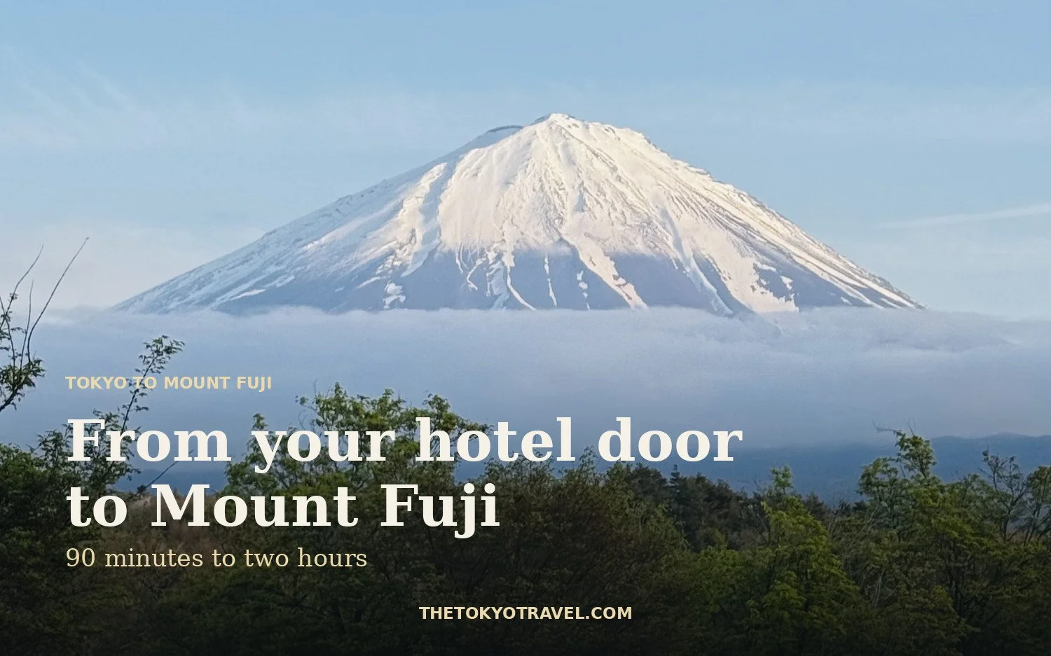 Tokyo to Mount Fuji, and what makes the difference on the day