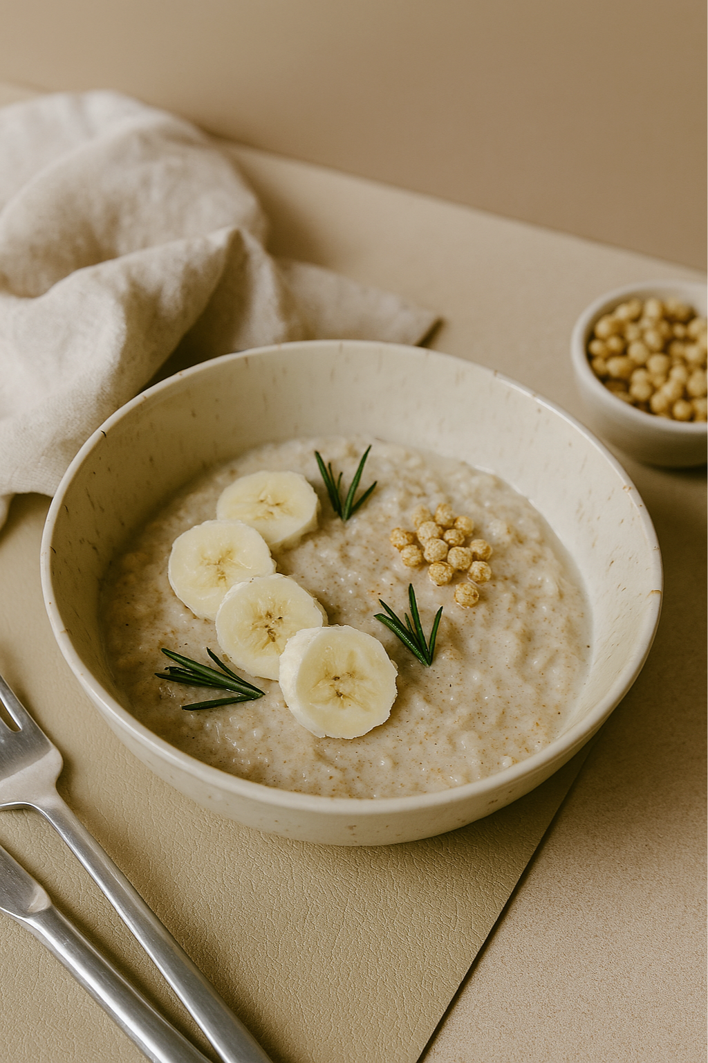 Bol Poke - beige pyrité