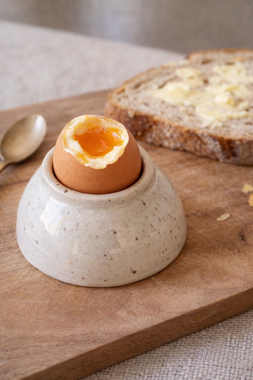 Coquetier - beige pyrité