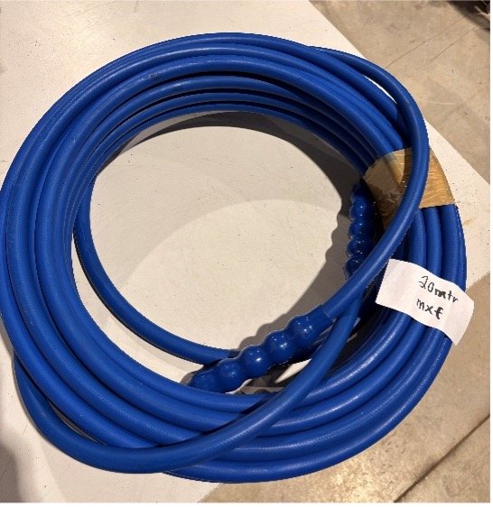 Hose - 3/8” 20mtr Blue JetWash Hose With Male/Female Fittings