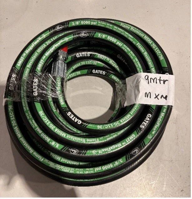 Hose - 3/8” 9mtr Gates 6M2T Hose With Male Fittings